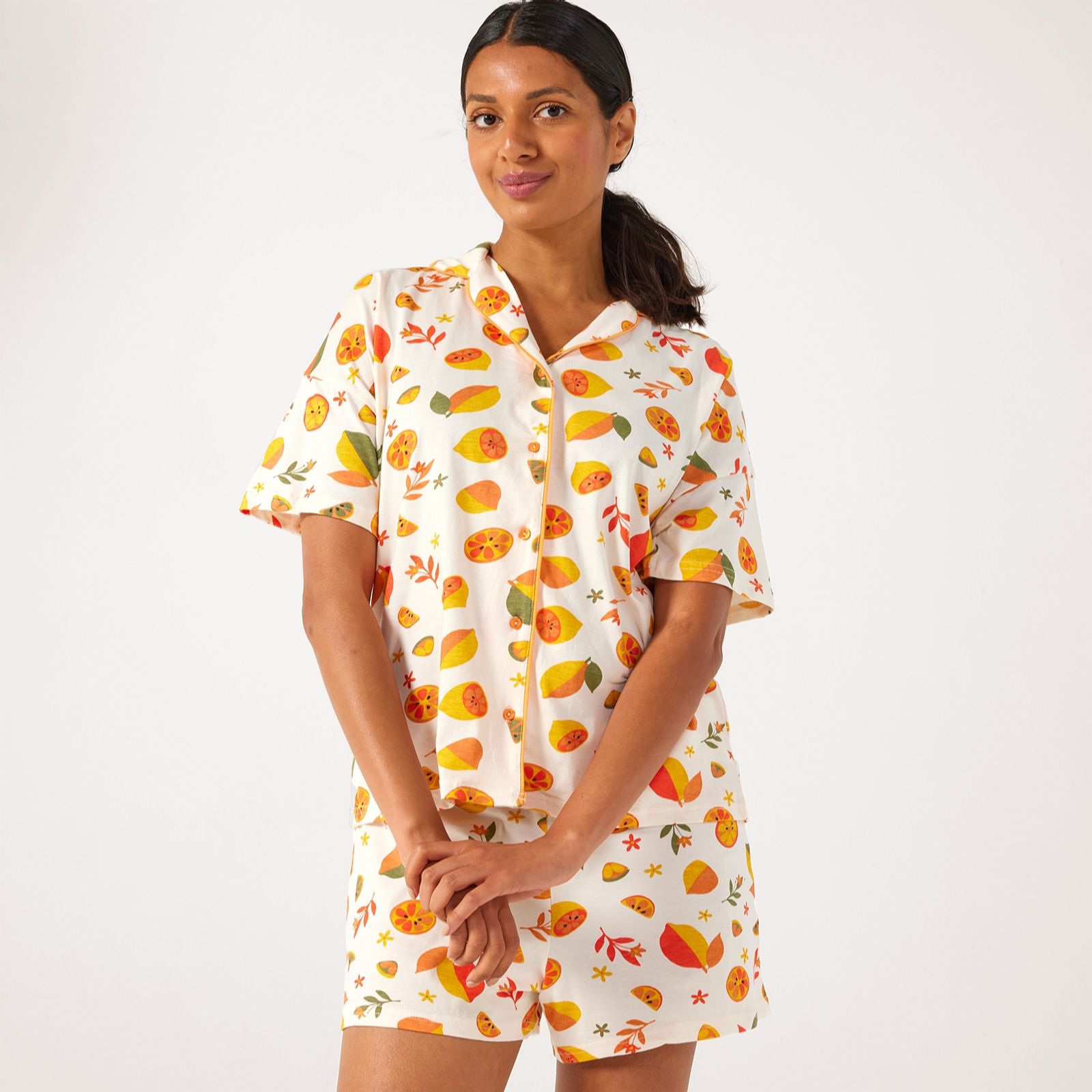 Cozee Home Short Cotton PJ Set