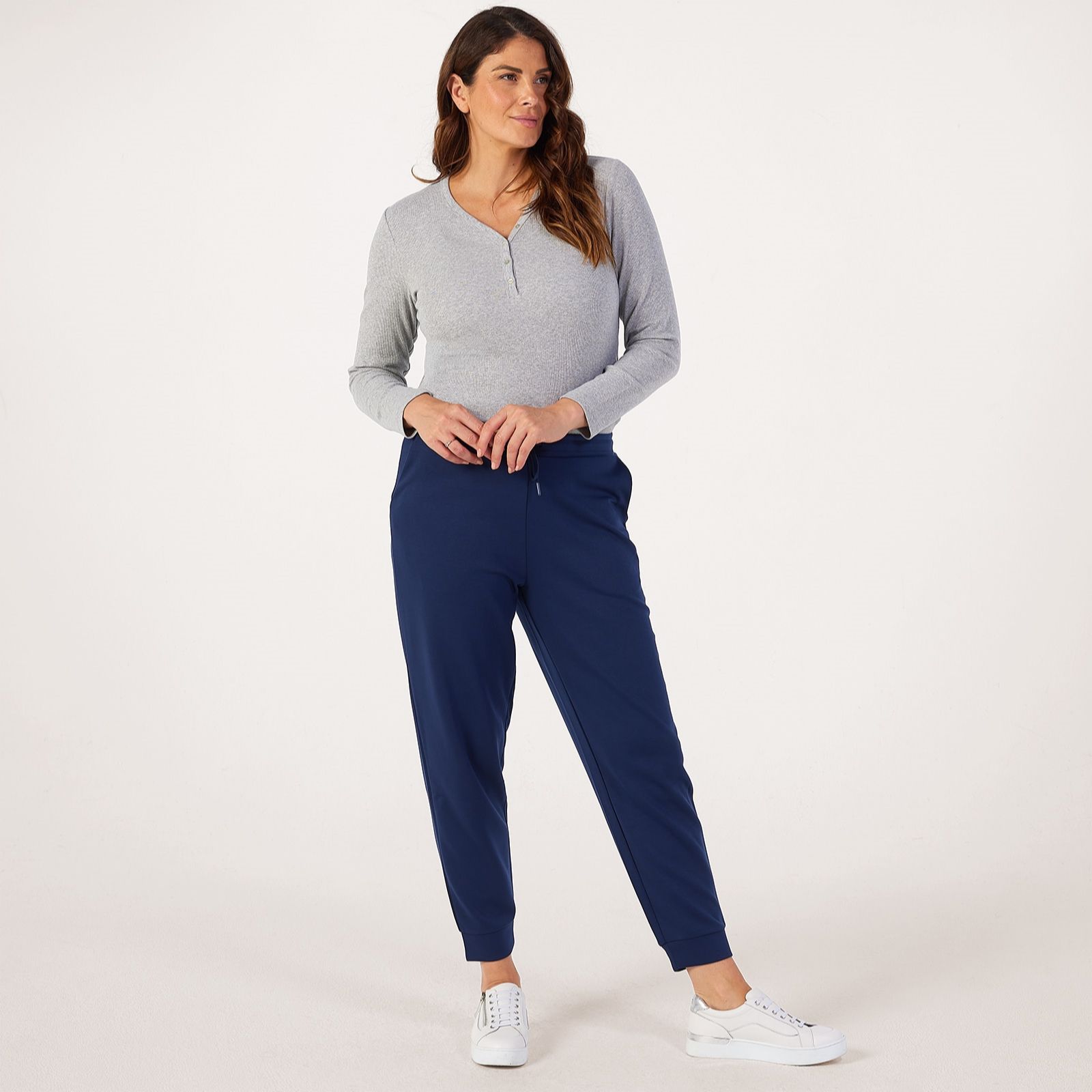 Denim & Co. Super Soft Cuffed Joggers