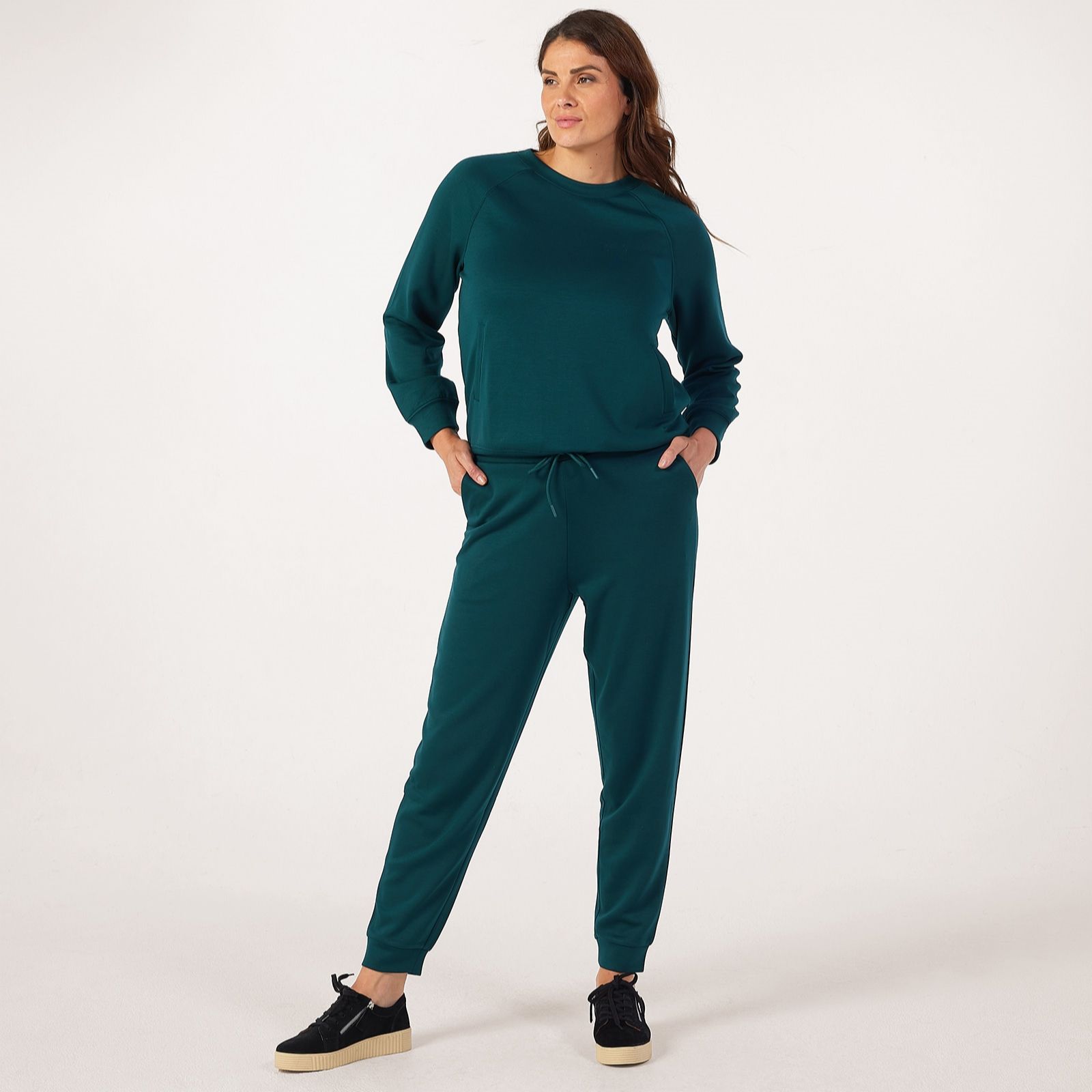 Denim & Co. Super Soft Cuffed Joggers