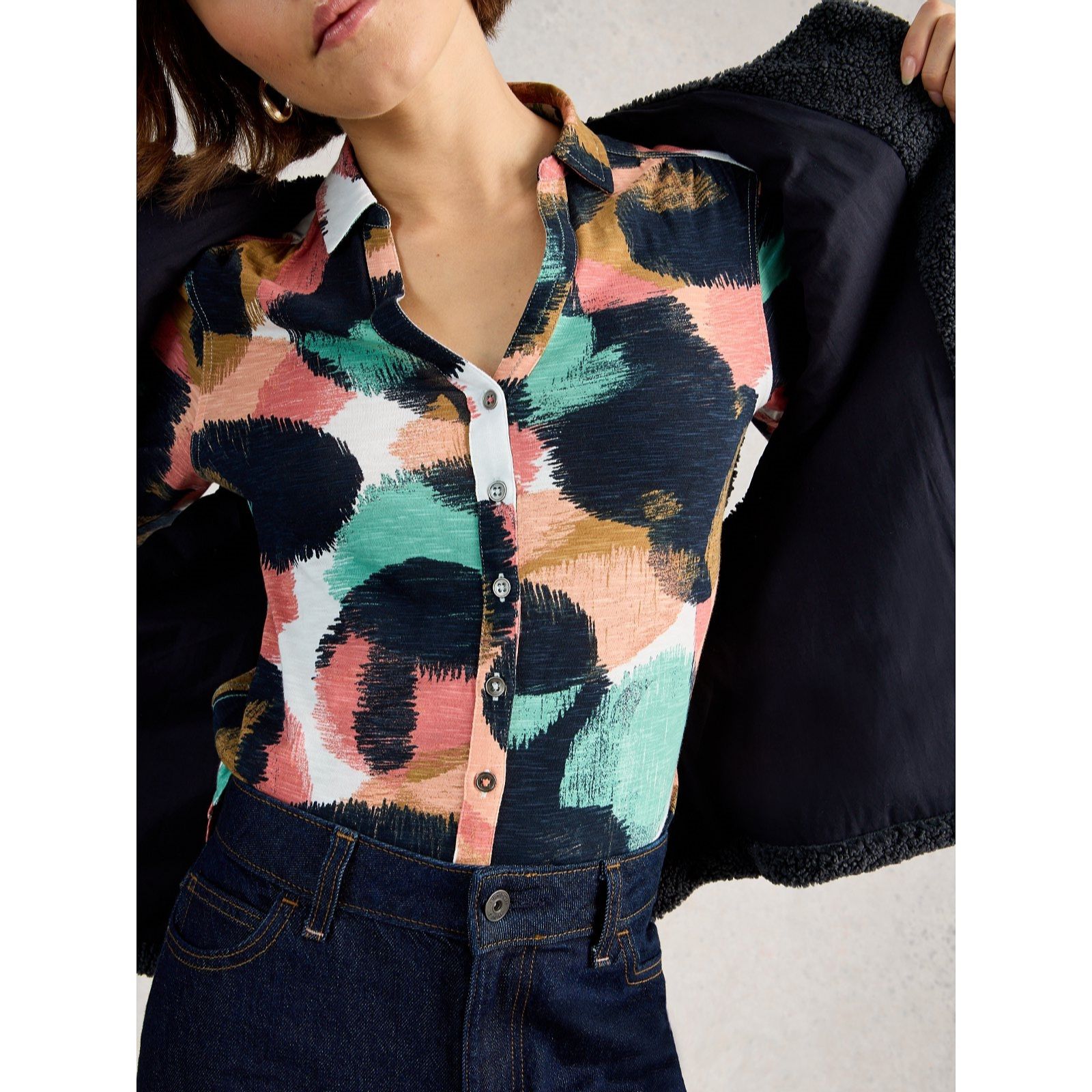 White Stuff Annie Jersey Shirt