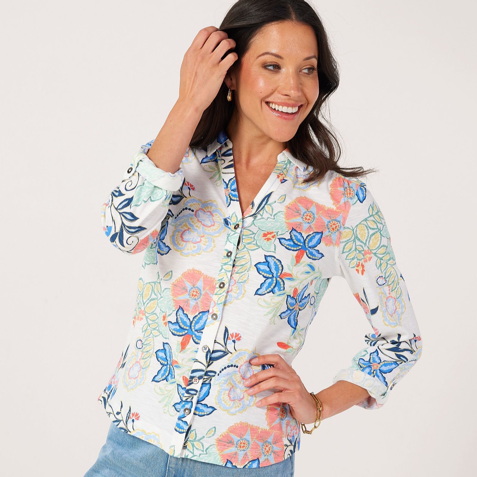White Stuff Annie Jersey Shirt