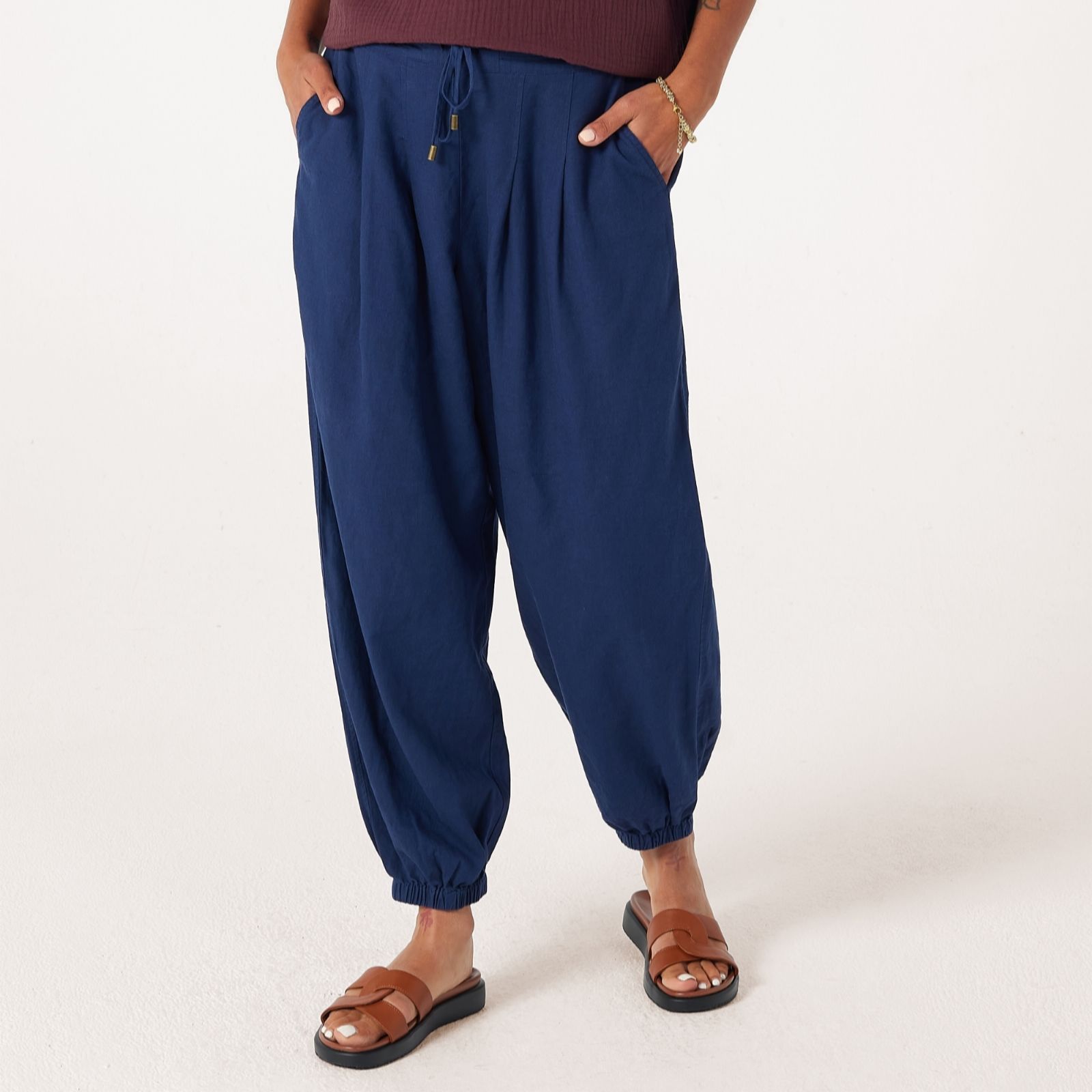 Ben De Lisi Elasticated Barrel Jogger Petite