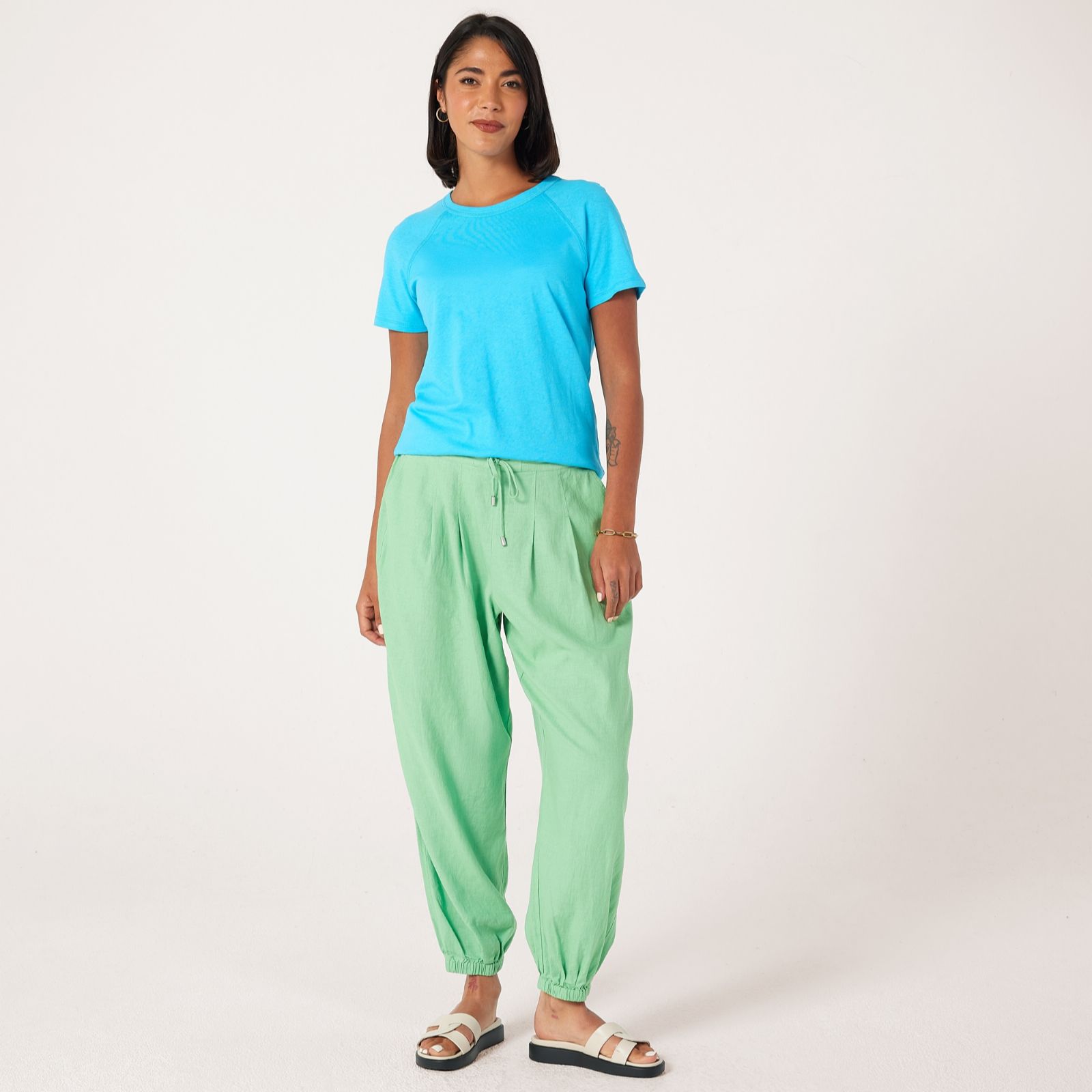 Ben De Lisi Elasticated Barrel Jogger Petite