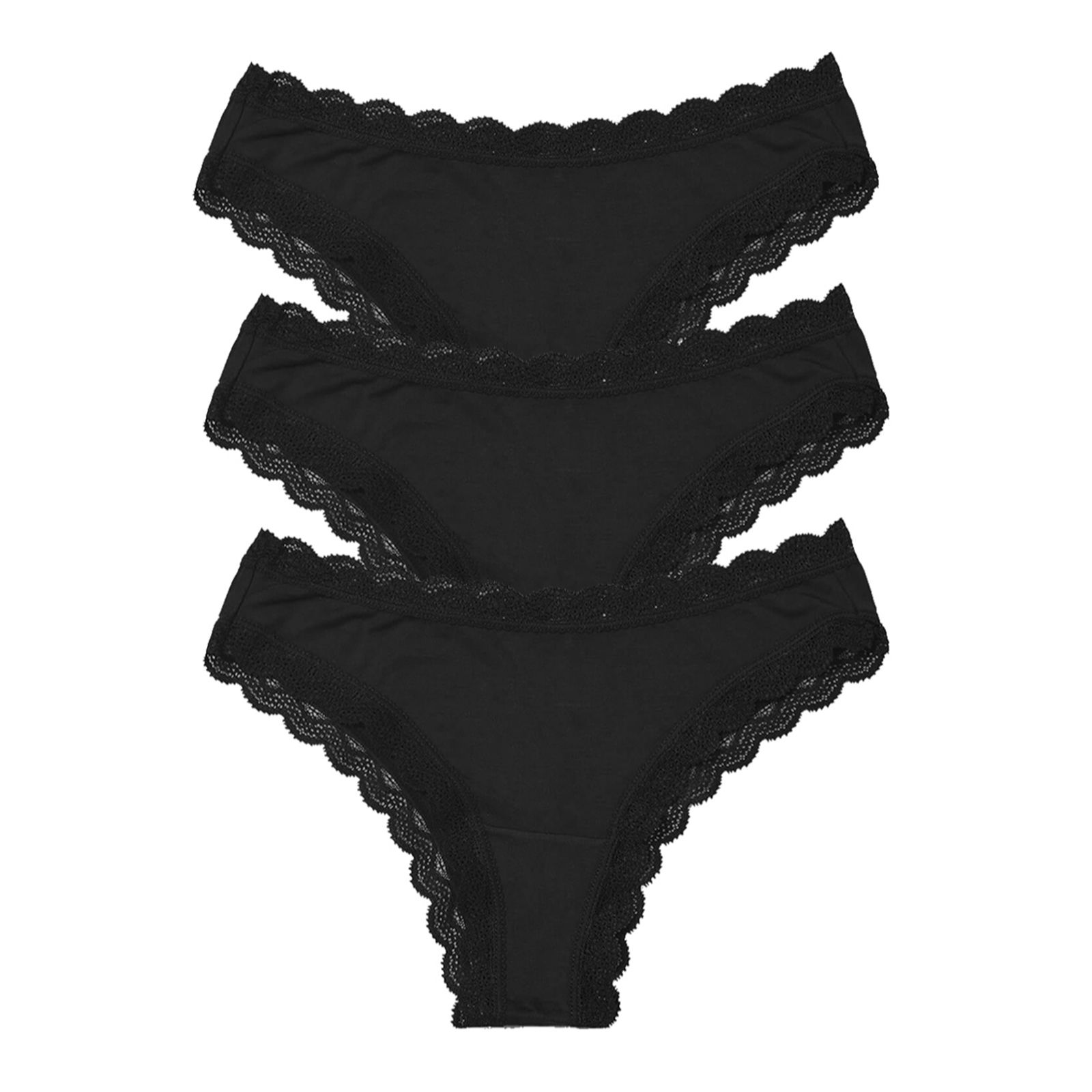 Stripe and Stare 3 Pack Brazilian Briefs