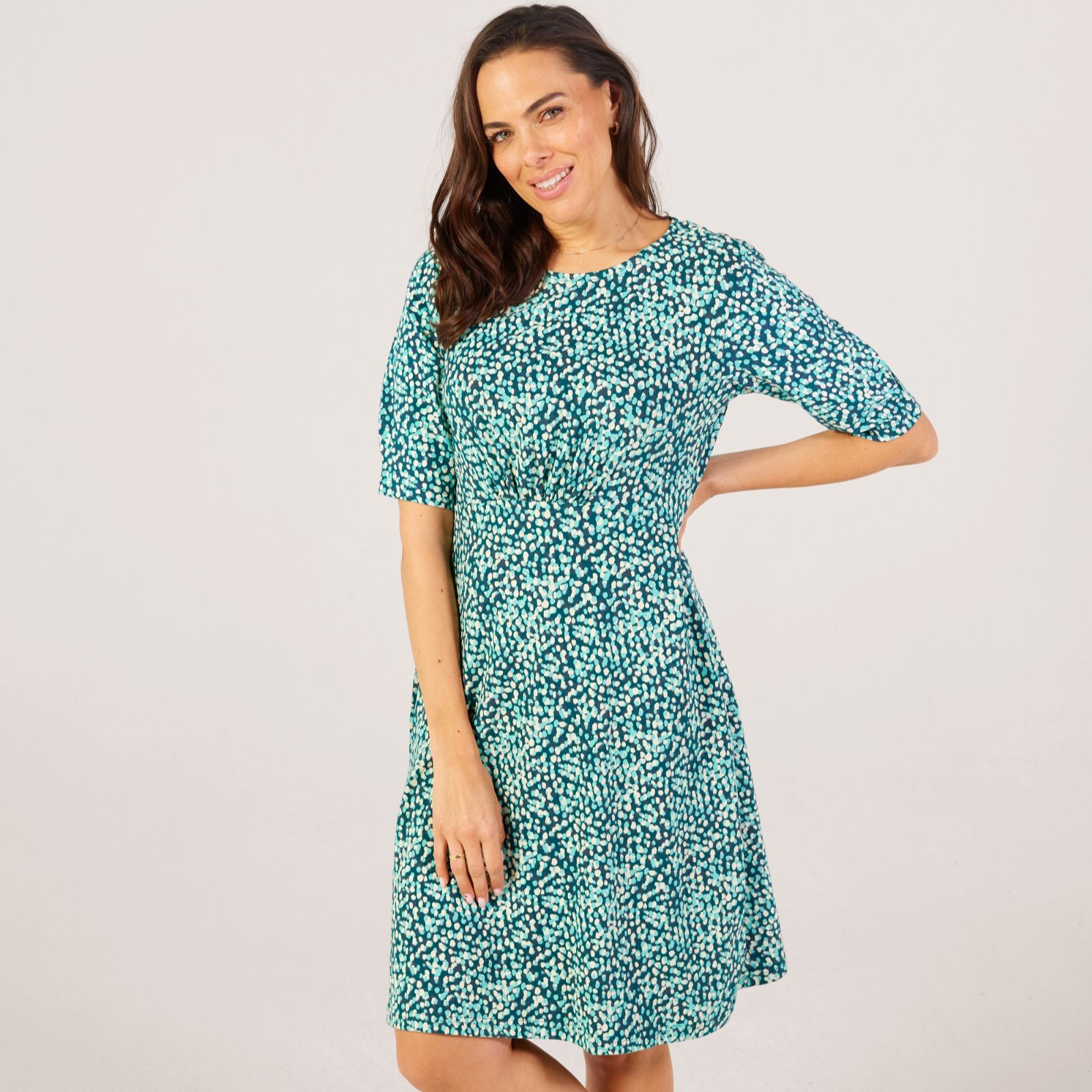Weird Fish Cassandra Printed Swing Dress
