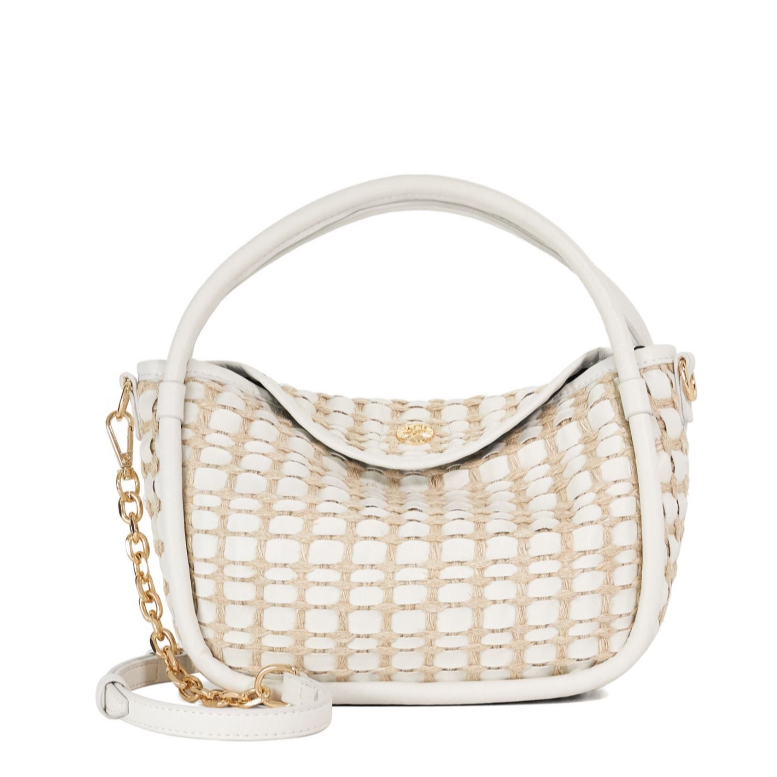 Dune Dini Deliberate Woven Cross-Body Bag