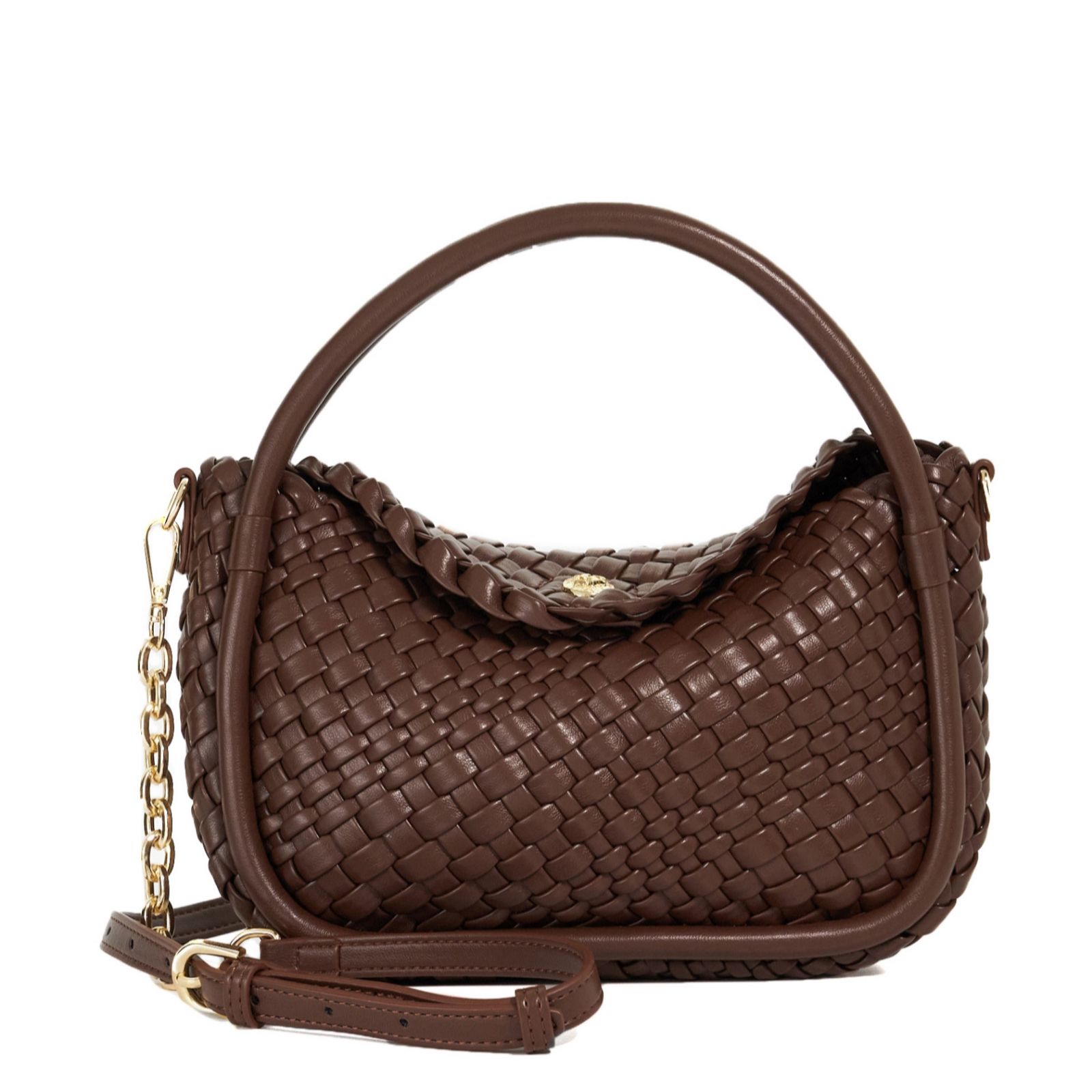 Dune Dini Deliberate Woven Cross-Body Bag
