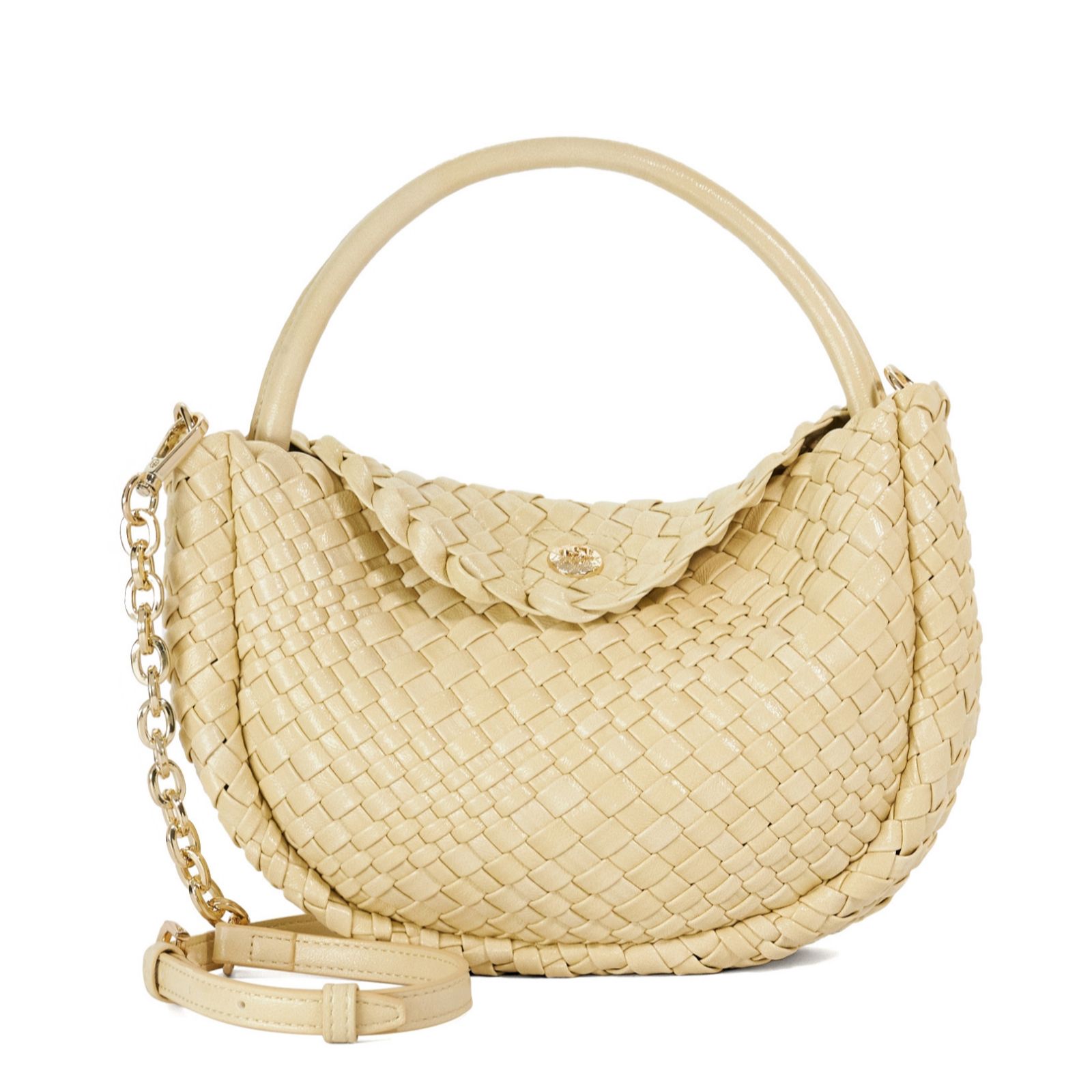 Dune Dini Deliberate Woven Cross-Body Bag