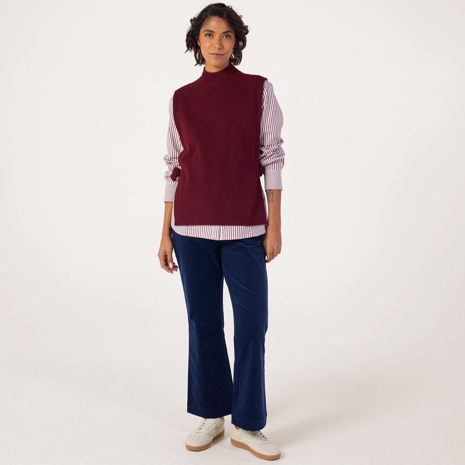 Ben de Lisi Side Tie Knitted Tabard