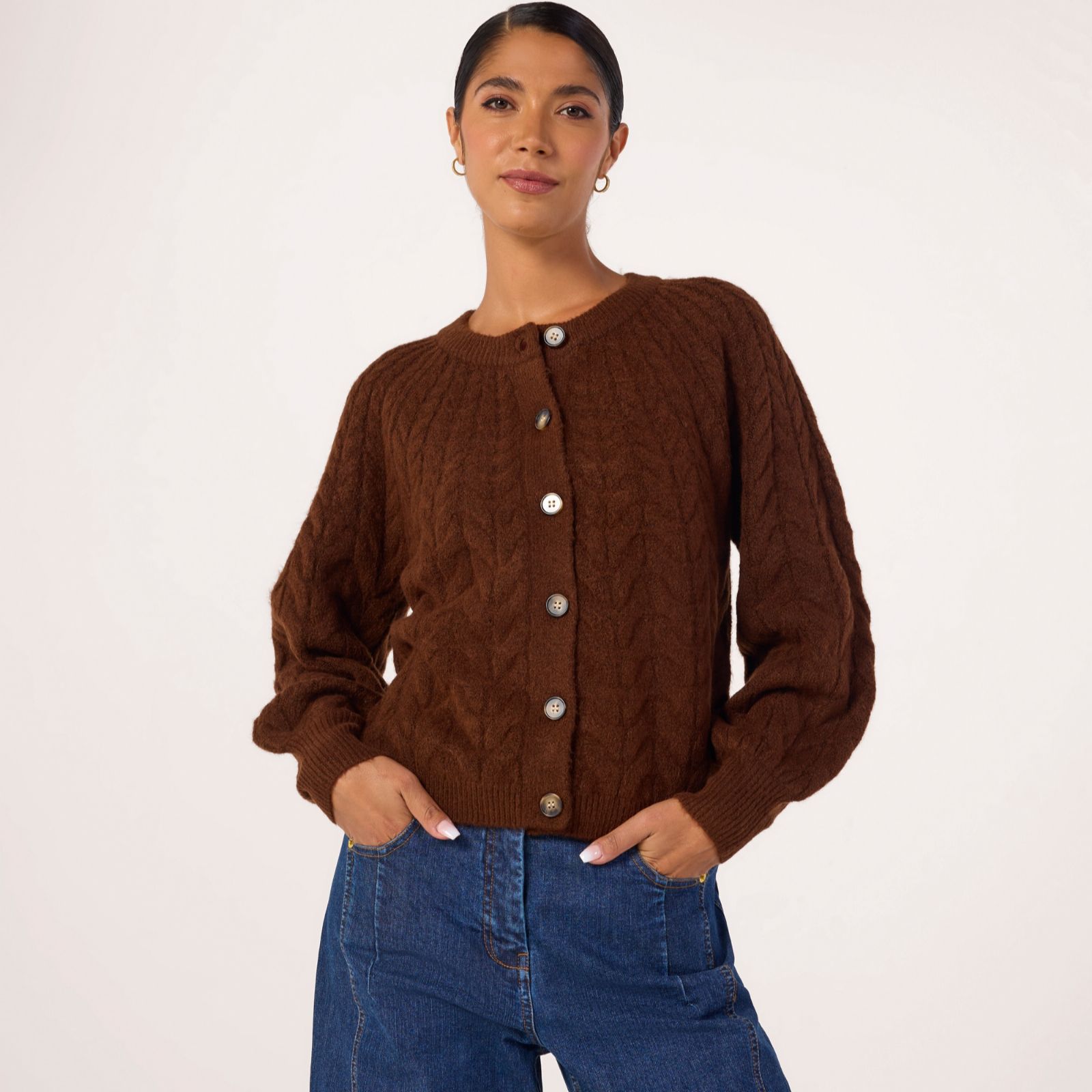 Ben de Lisi Cable Cardigan