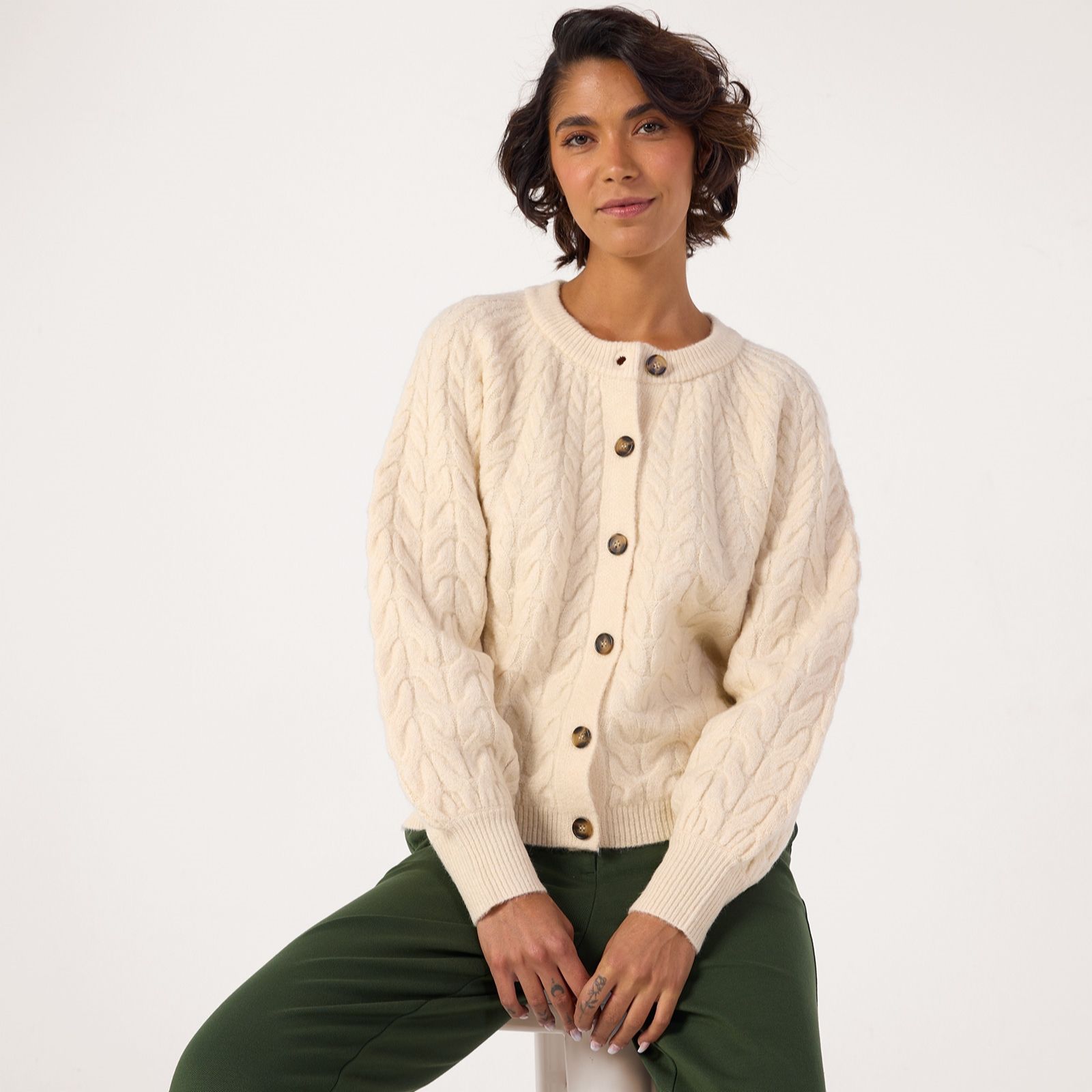 Ben de Lisi Cable Cardigan