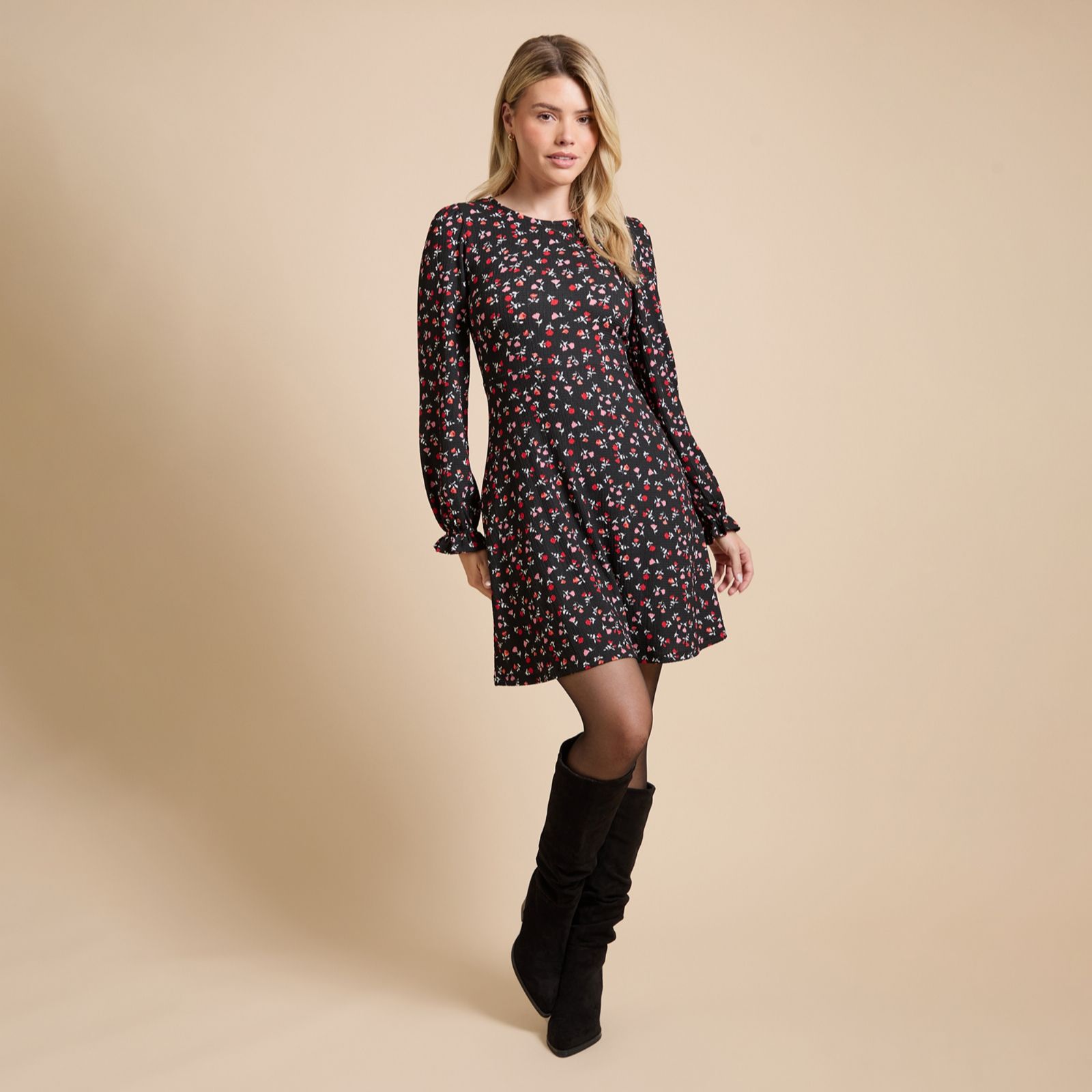 Dorothy Perkins Floral Jersey Mini Dress