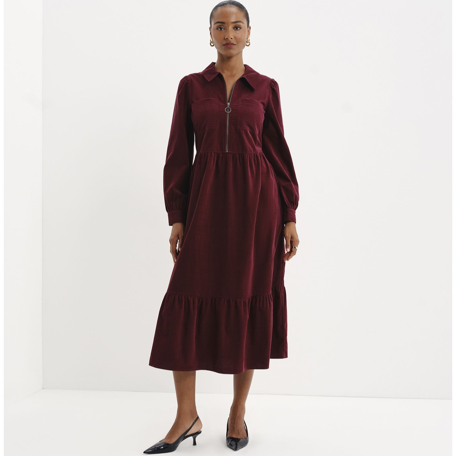 Finery London Callie Cord Dress Regular