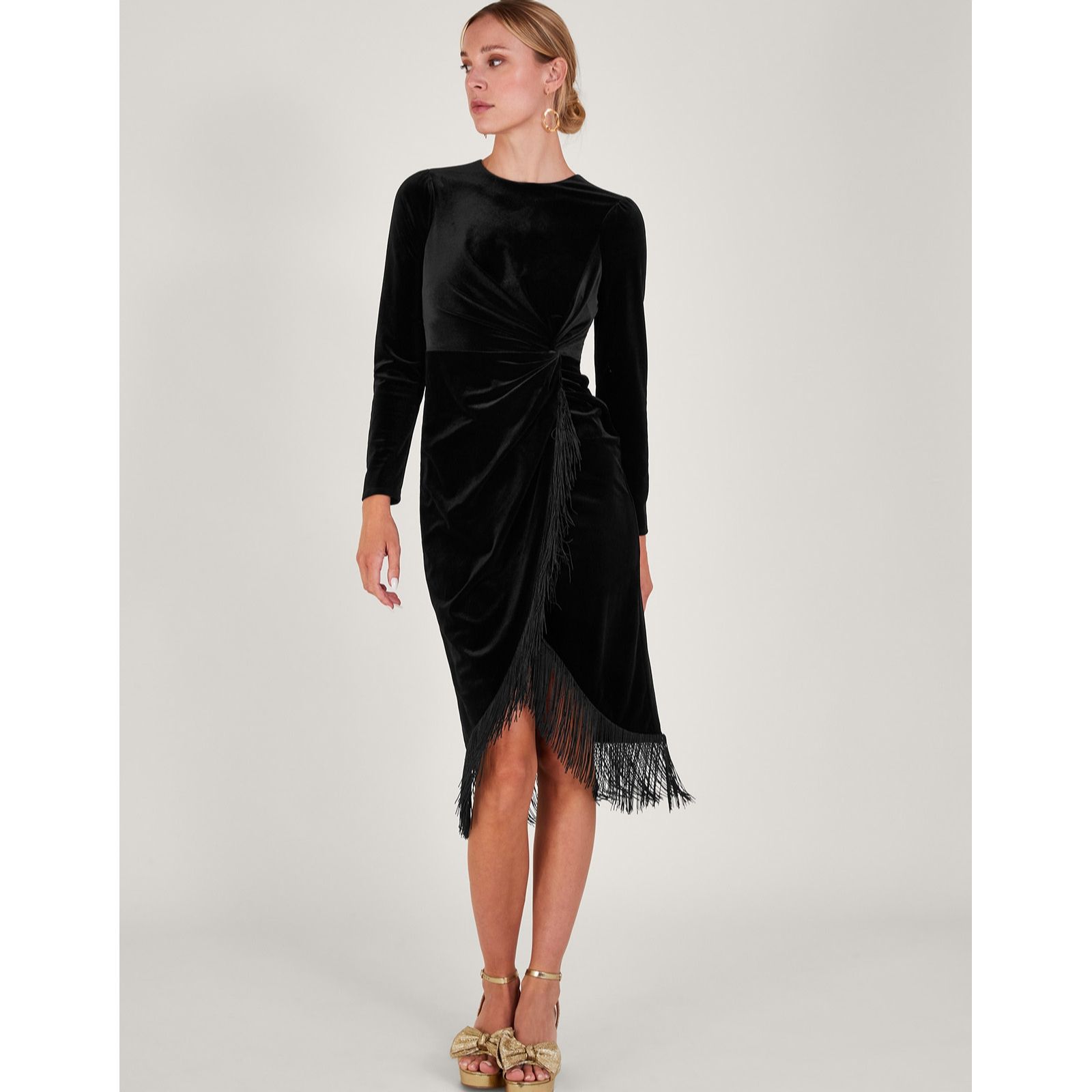 Black fringe hotsell skirt qvc