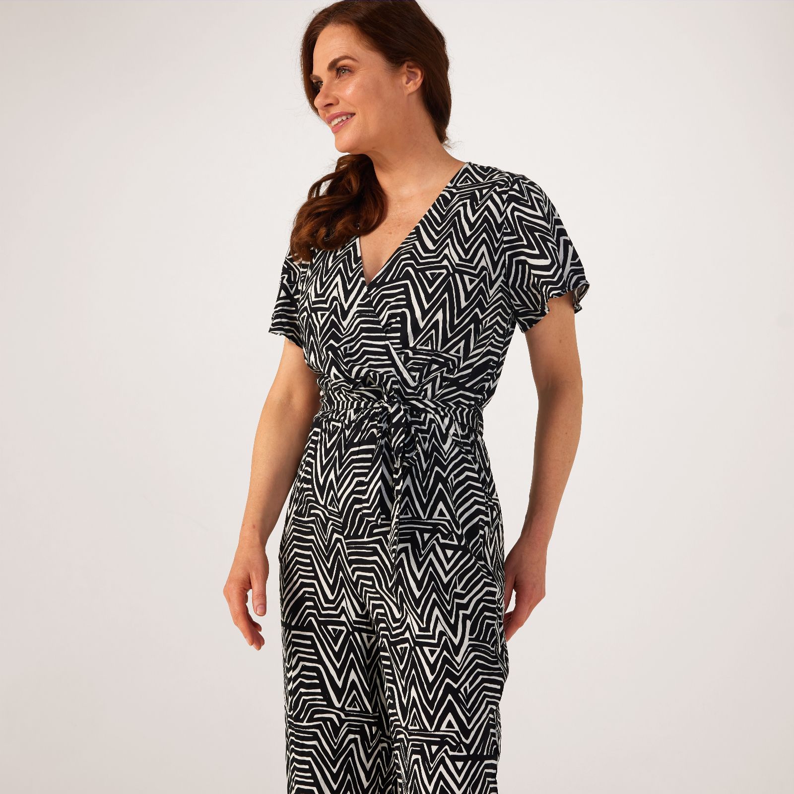 JDY Starr Short Sleeve Jumpsuit - QVC UK