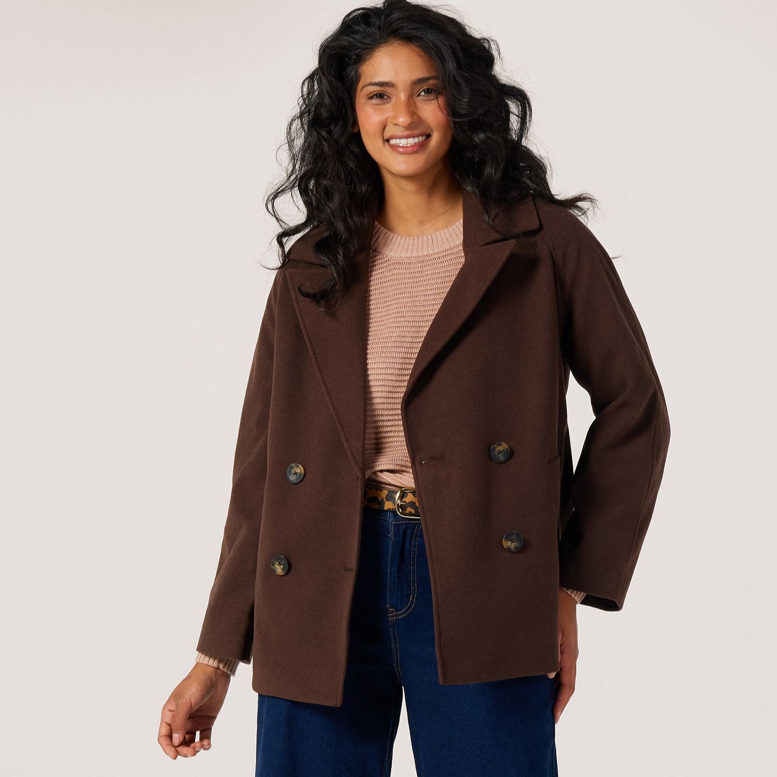 Centigrade Double Breasted Peacoat