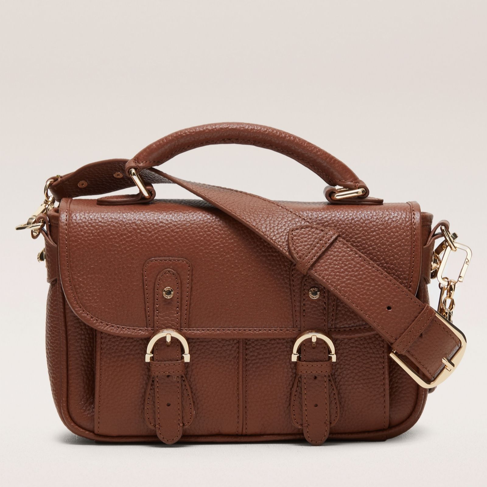 Outlet Paul Costello Cross-Body Leather Satchel Bag