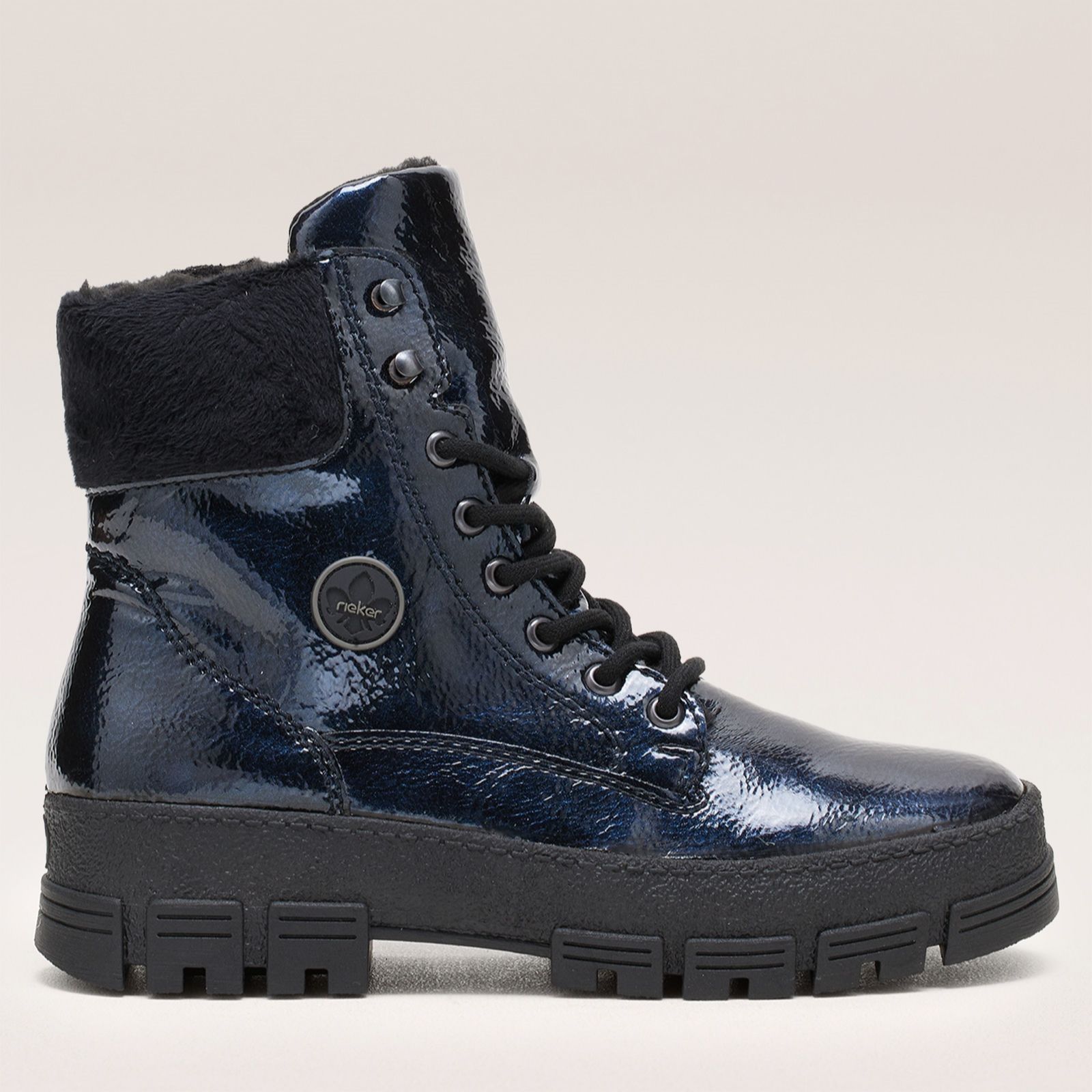 Rieker Lace-Up Warm Lined Boots