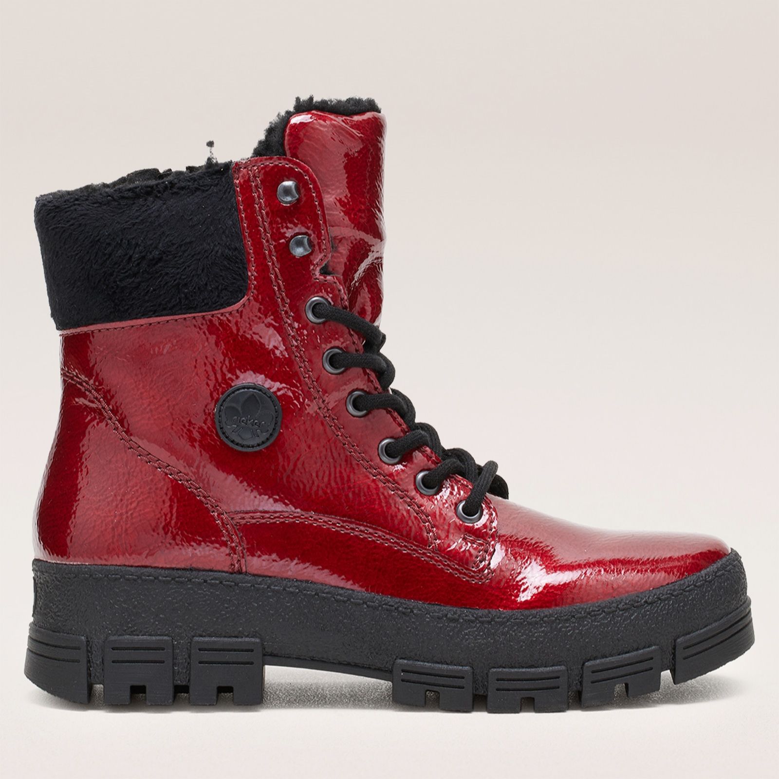 Rieker Lace-Up Warm Lined Boots