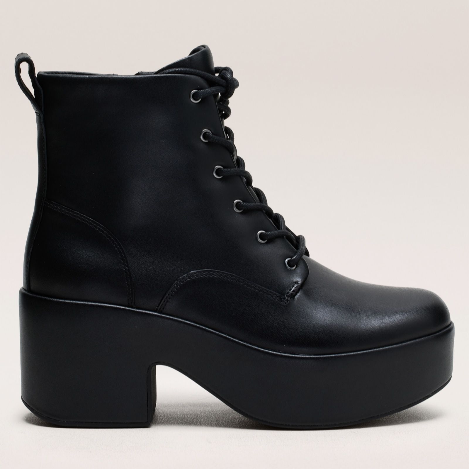 Outlet FitFlop Platfforms Heeled Lace-Up Boots