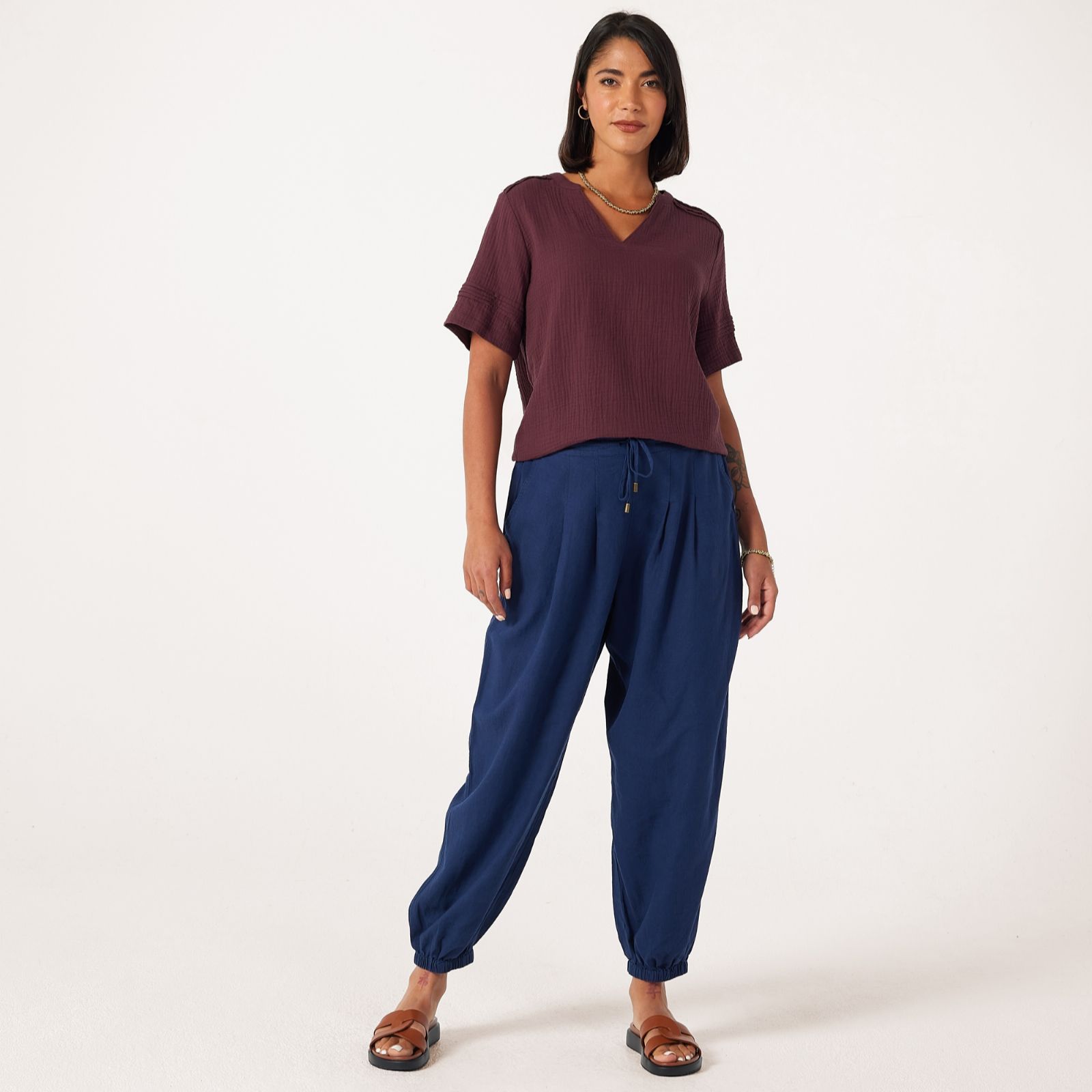 Ben De Lisi Elasticated Barrel Jogger Standard