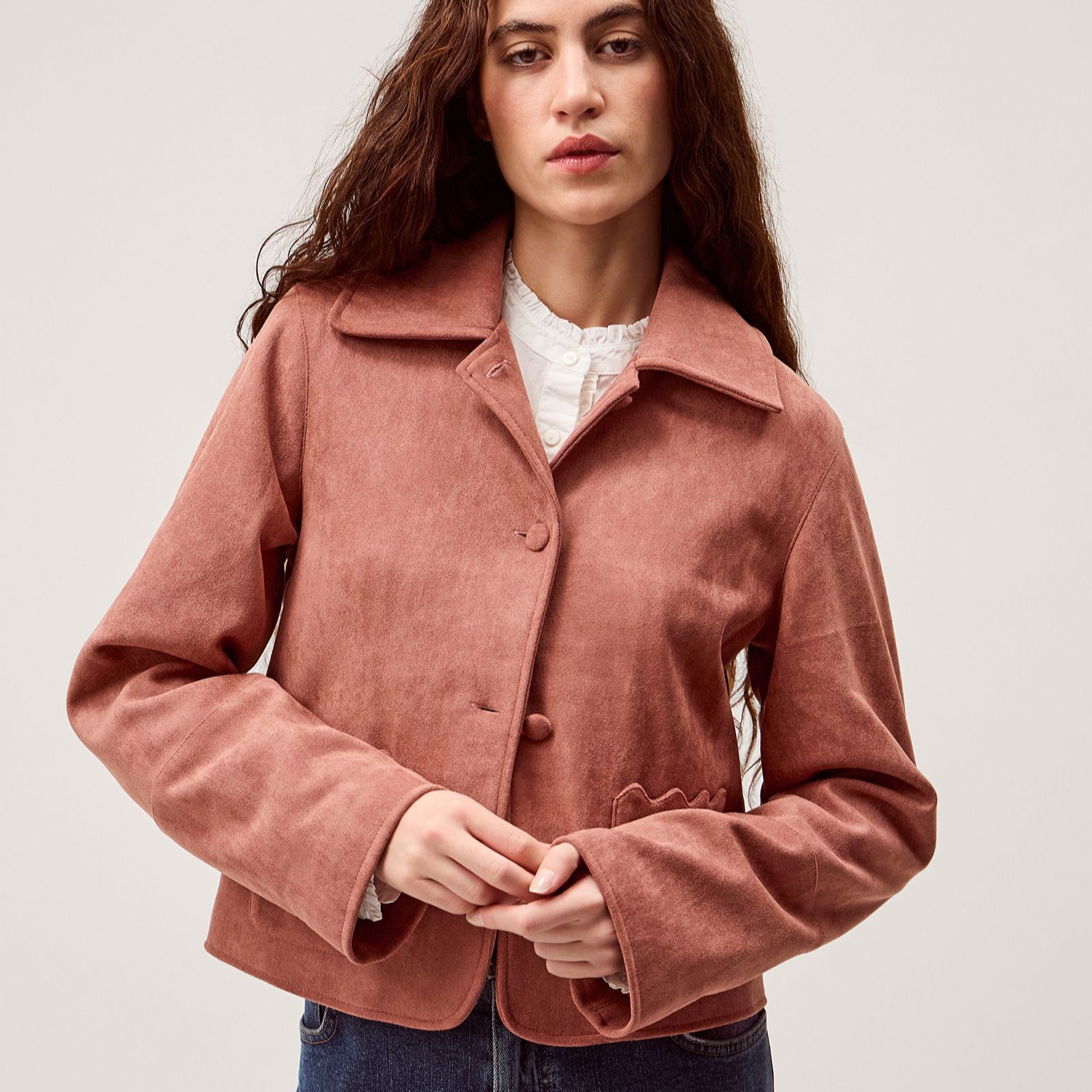Monsoon Sierra Suedette Jacket