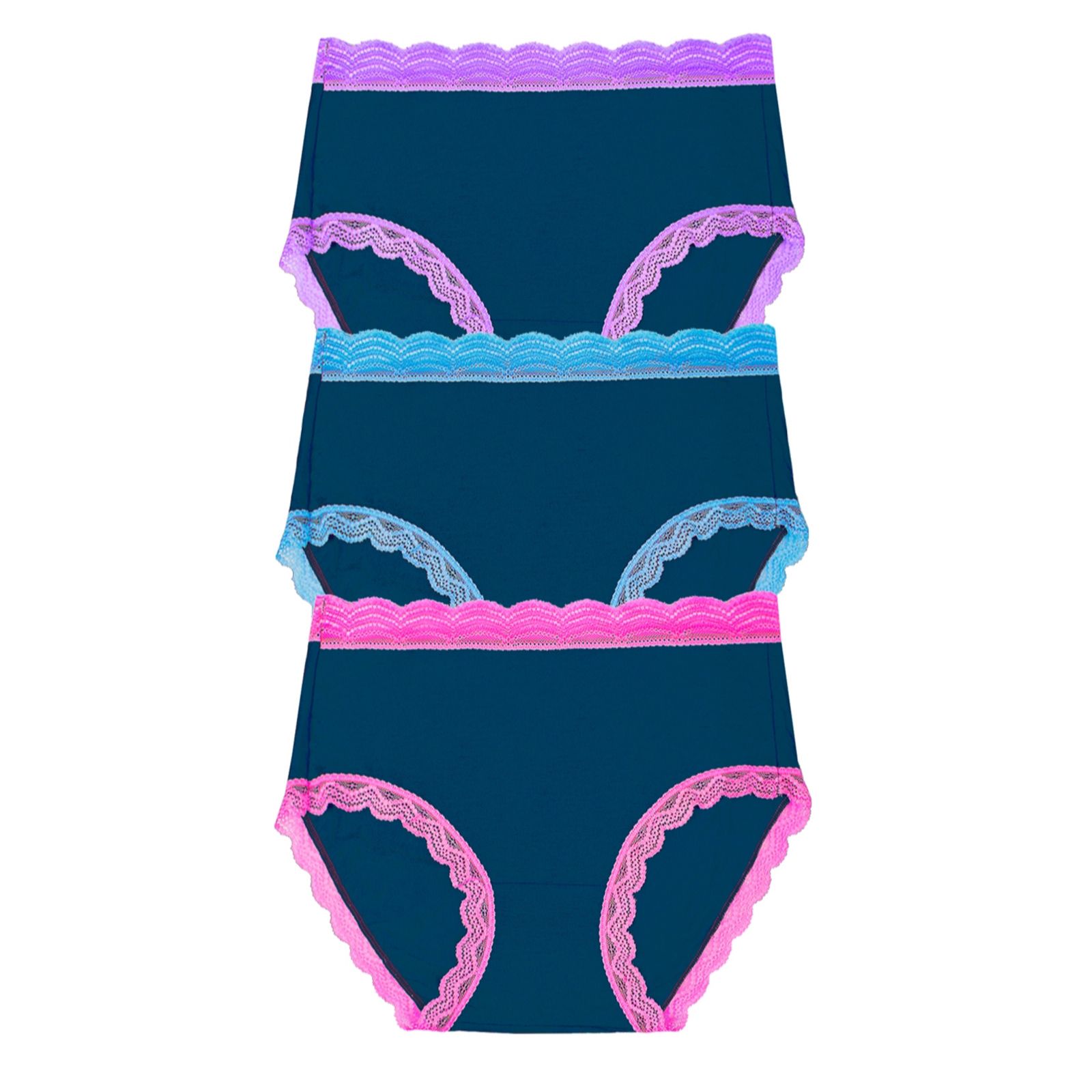 Stripe and Stare 3 Pack High Rise Knickers