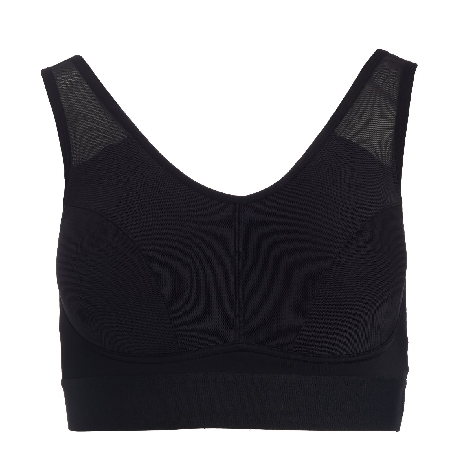 Rhonda Shear Mesh Front Leisure Bra