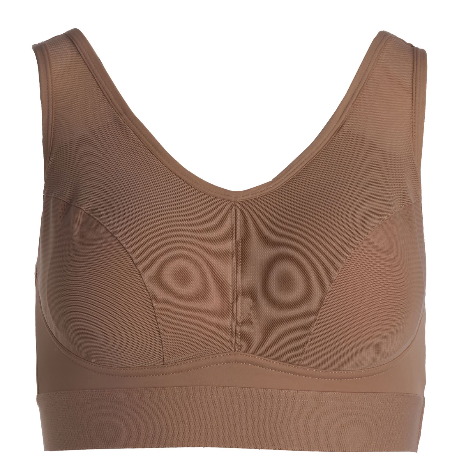 Rhonda Shear Mesh Front Leisure Bra