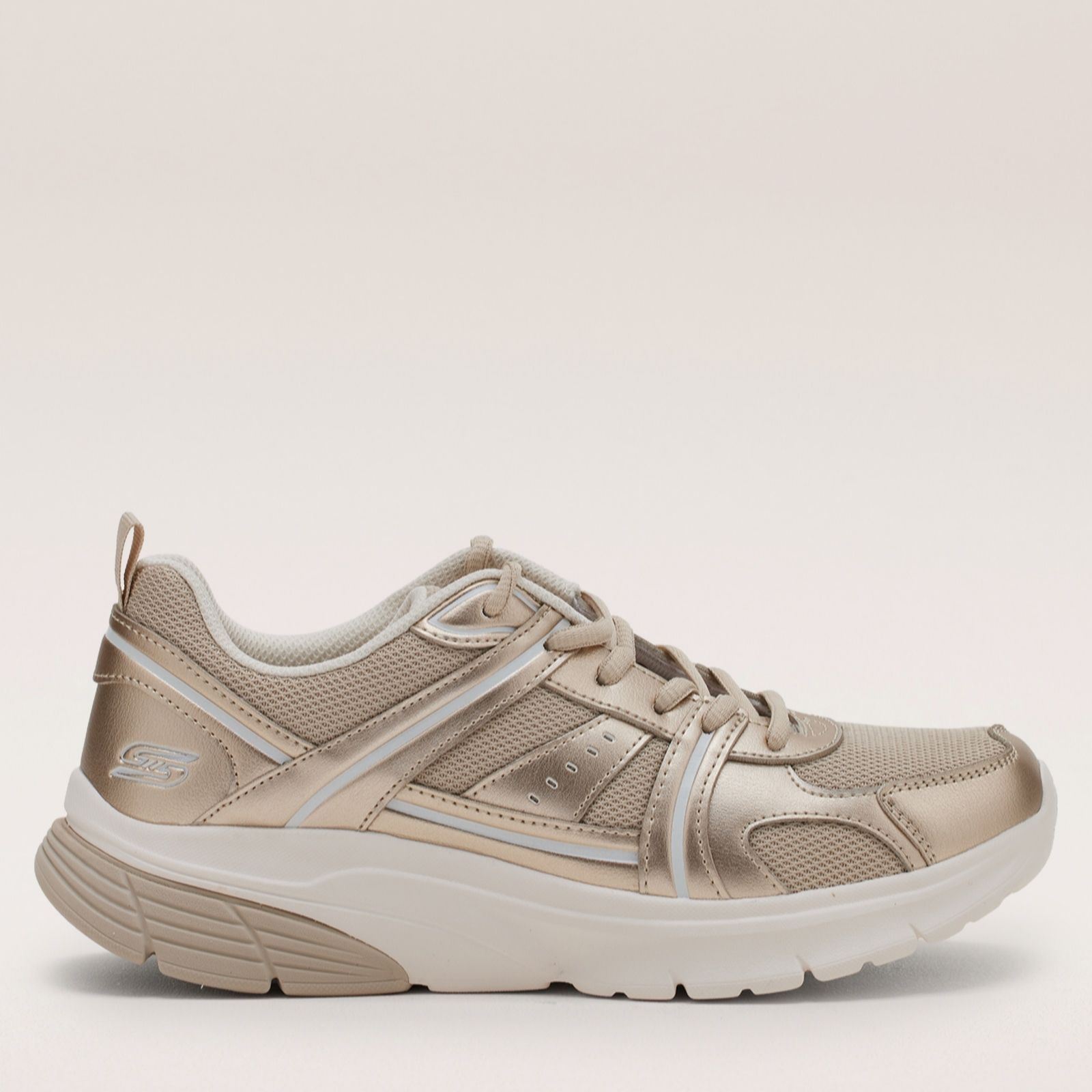 Outlet Skechers Bobs Vamos Lace Up Trainer