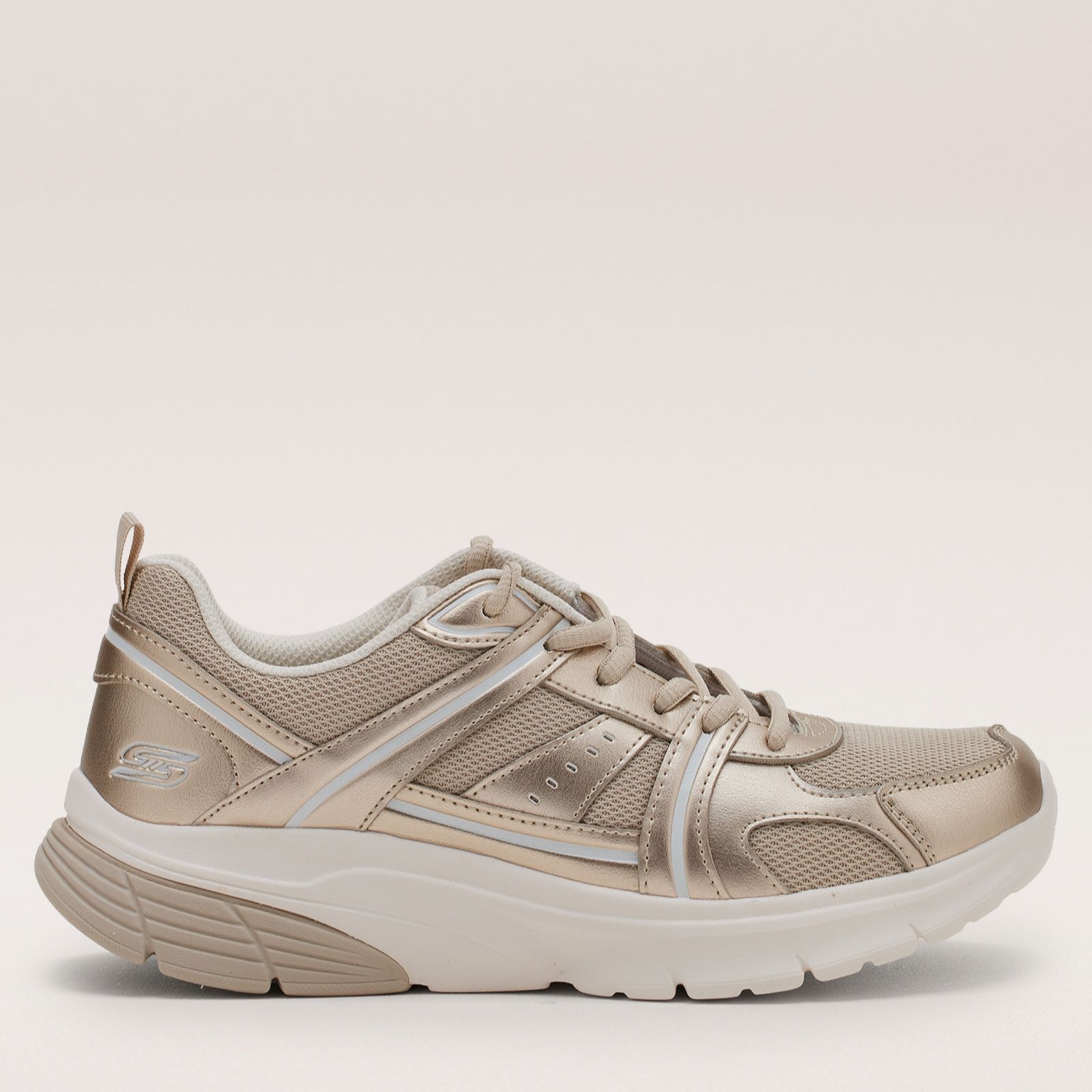 Outlet Skechers Bobs Vamos Lace Up Trainer