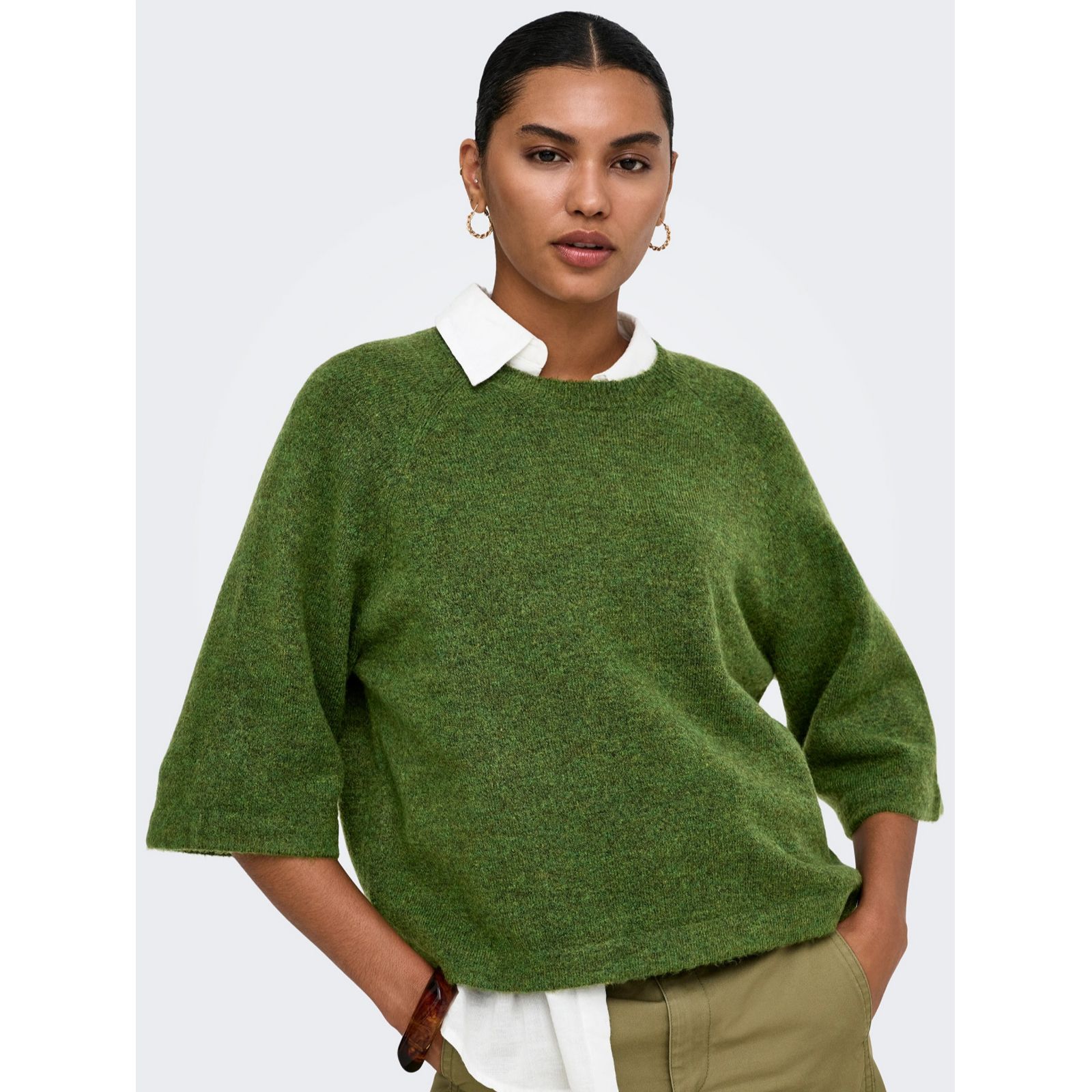 Only Simoni Batwing Sleeve Knitted Jumper