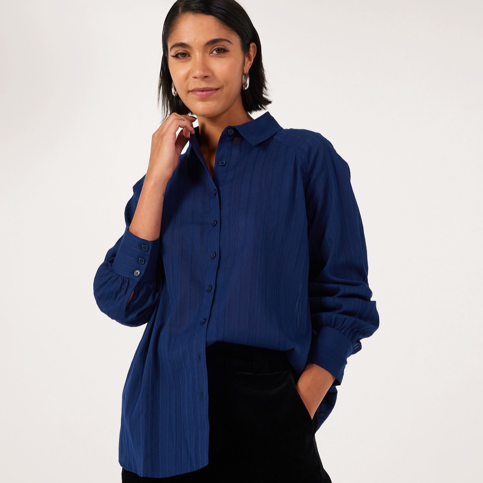 Ben de Lisi Stripe Jacquard Shirt