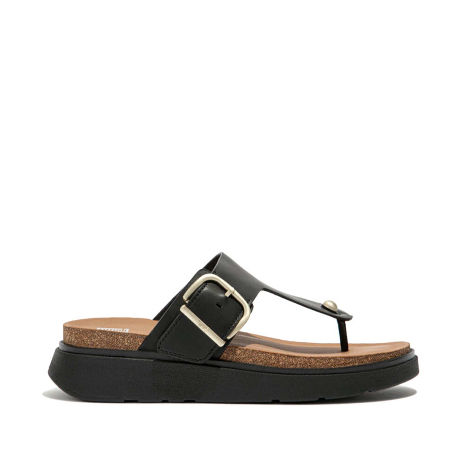 Outlet Fitflop Gen-FF Buckle Leather Toe Post Sandal