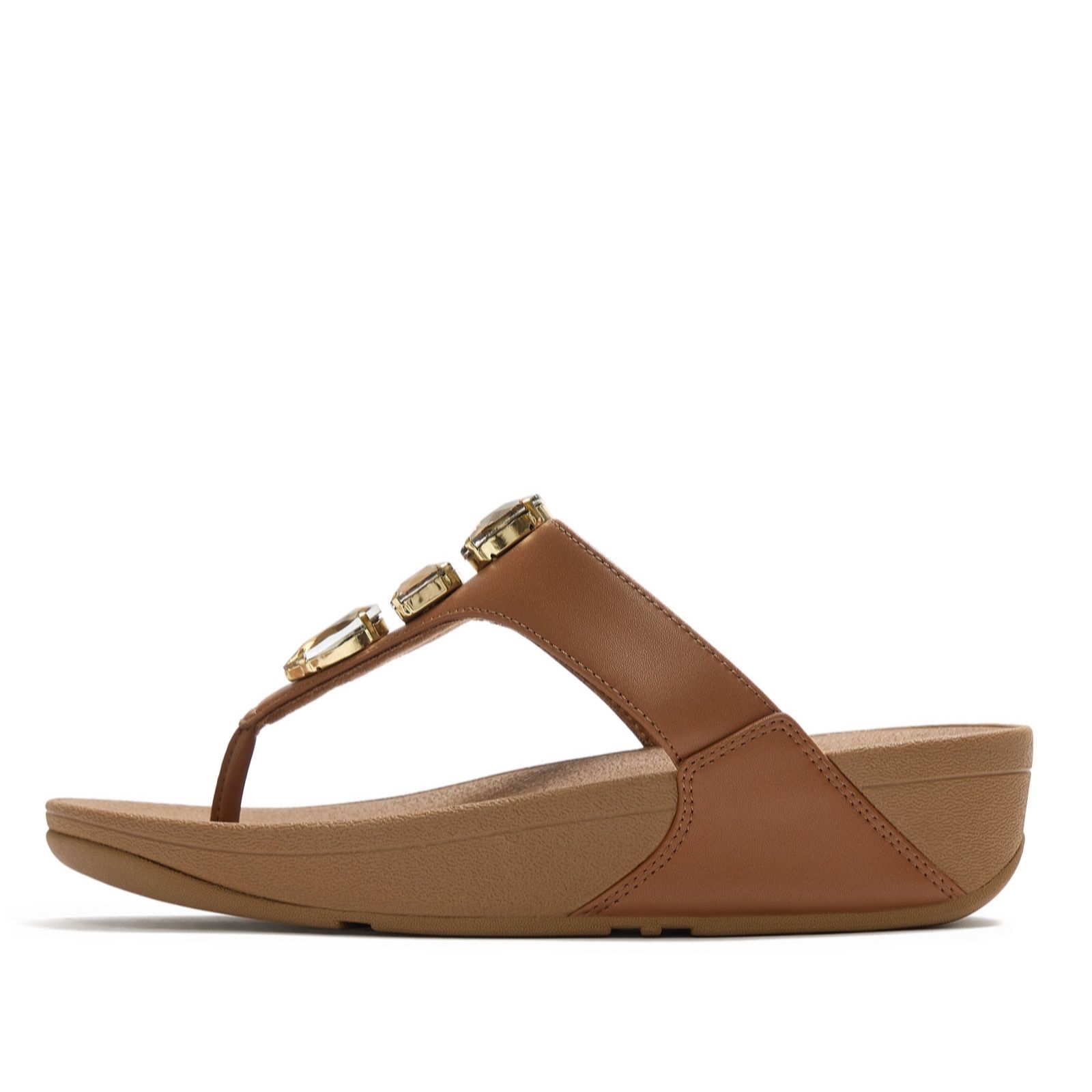 Fitflop Lulu Ultra-Jewel Metallic Toe- Post Sandals