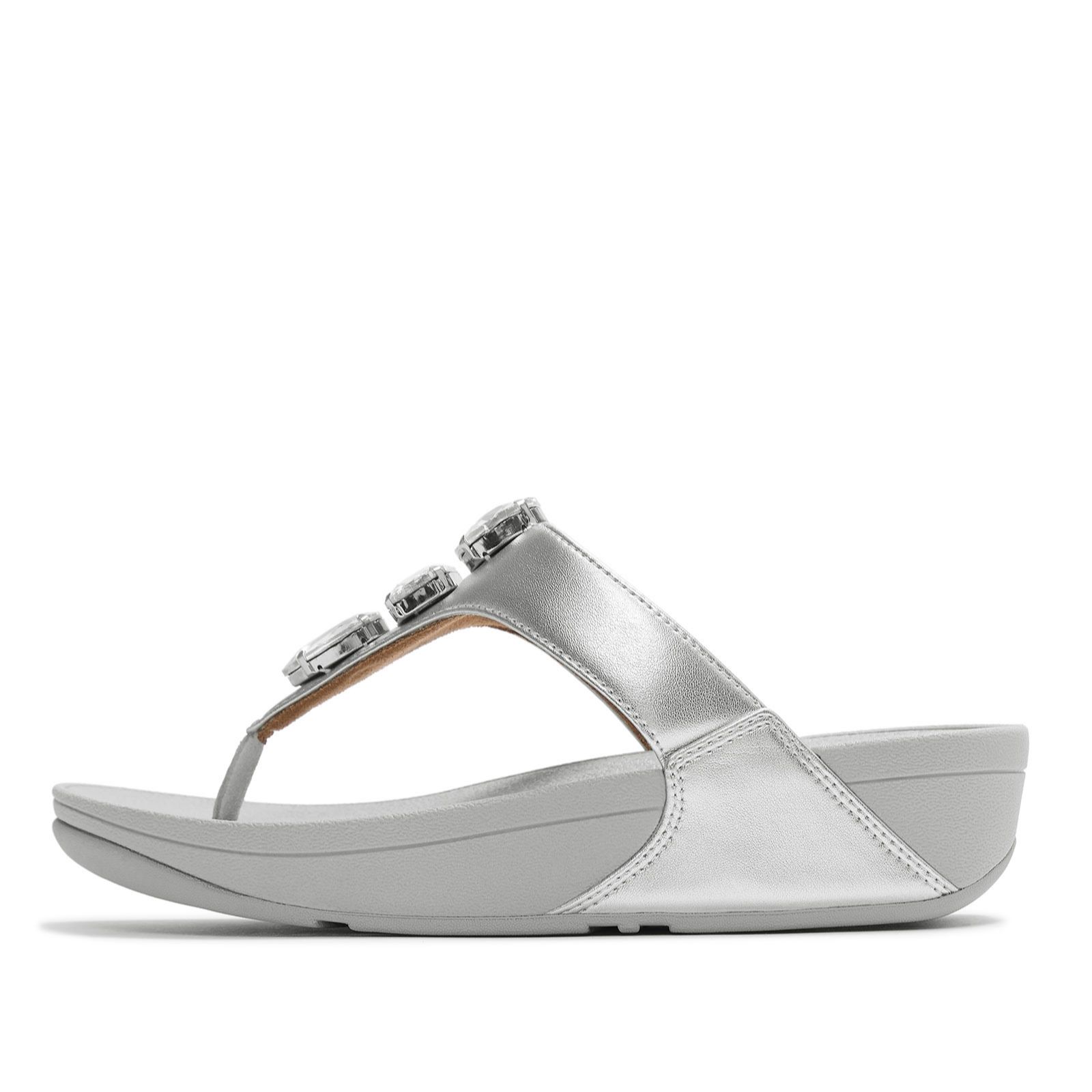 Fitflop Lulu Ultra-Jewel Metallic Toe- Post Sandals