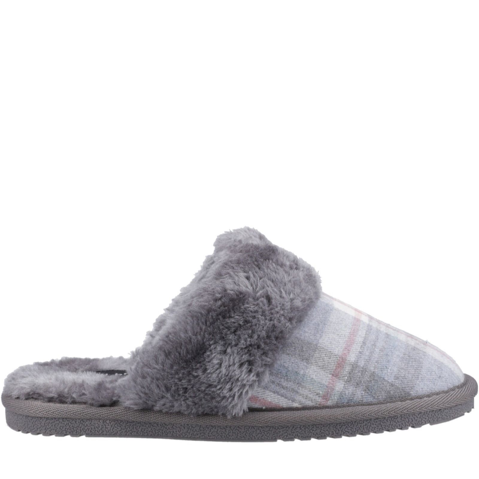 Hush Puppies Check Arianna Mule Slippers
