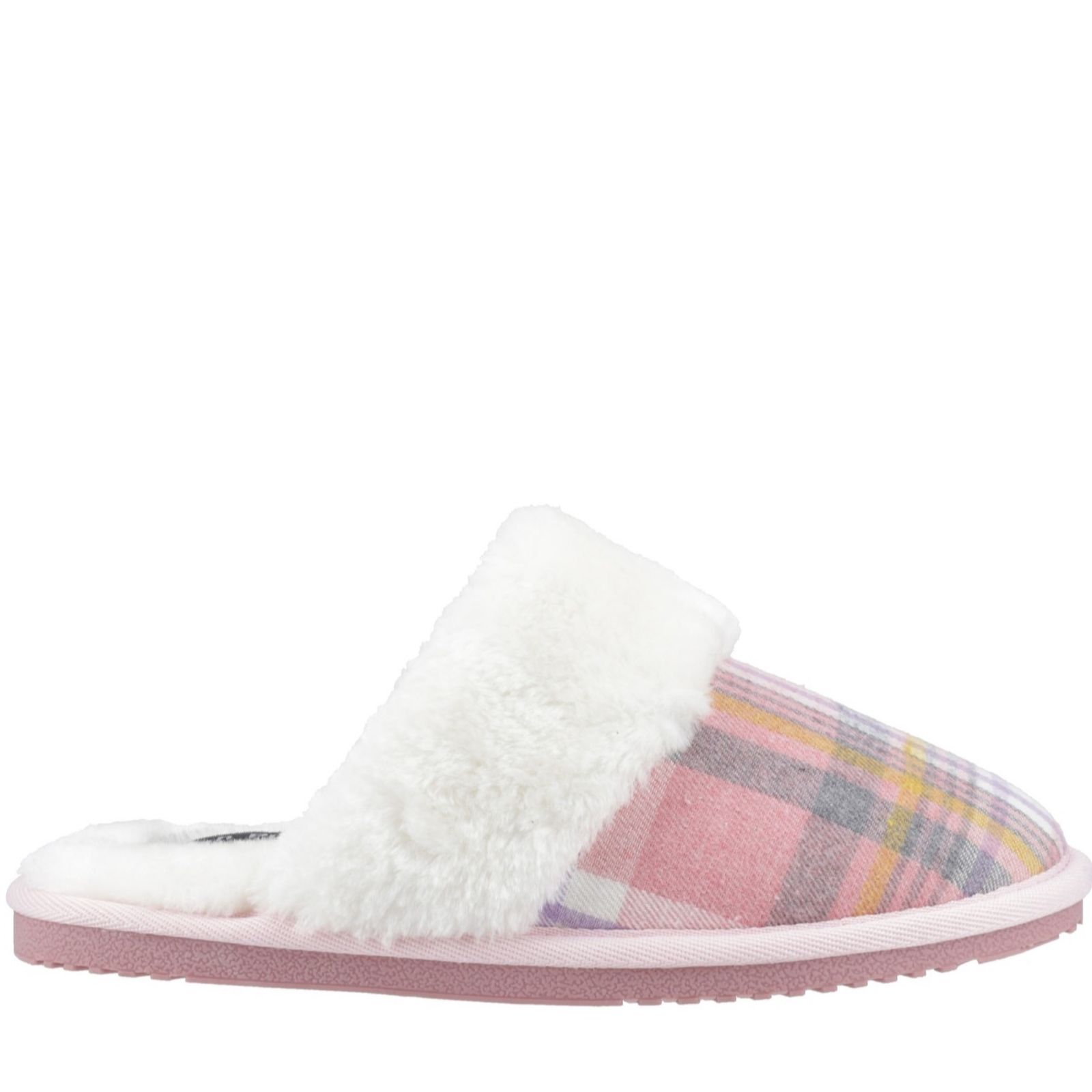 Hush Puppies Check Arianna Mule Slippers