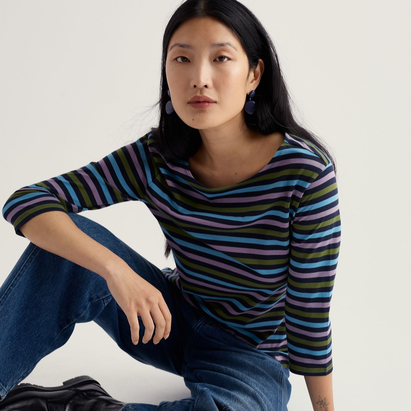 Seasalt Cornwall Breton Style Sailor Top