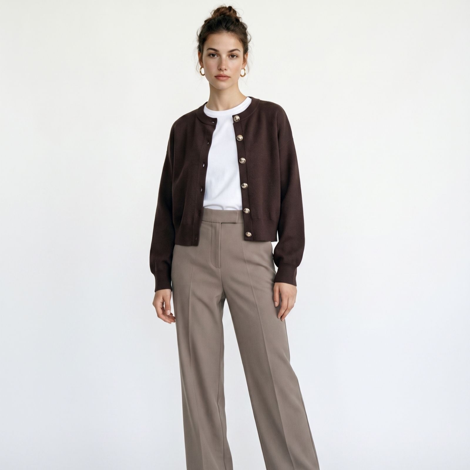 Vero Moda Noella Button Detail Cardigan