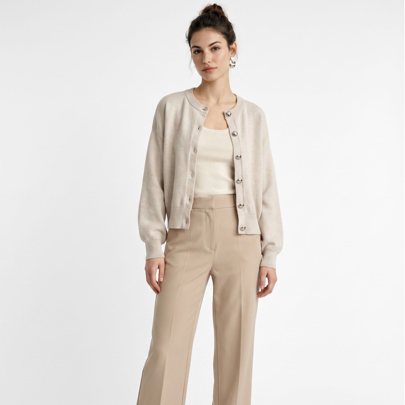 Vero Moda Noella Button Detail Cardigan