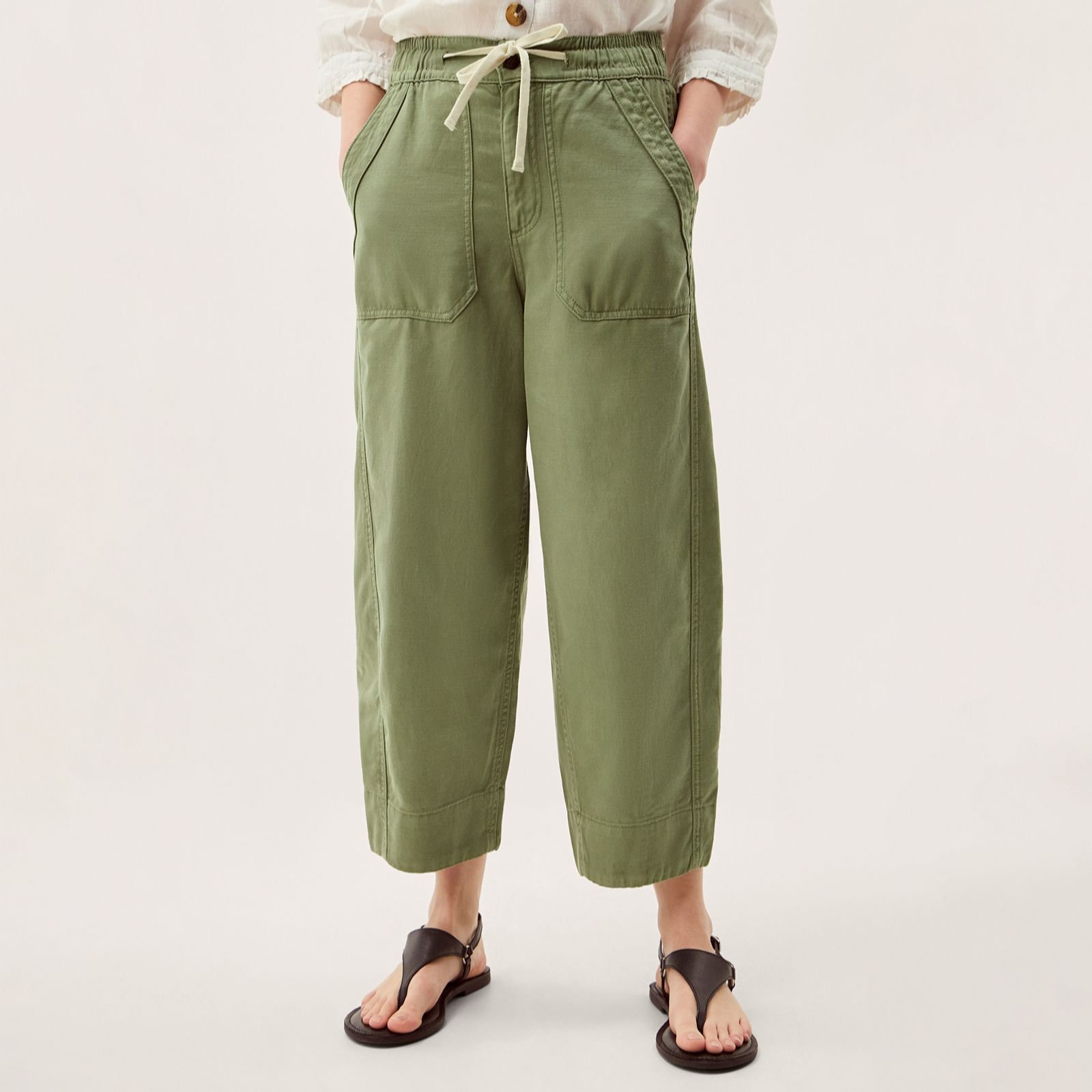 Monsoon Megan Twill Barrell Trousers