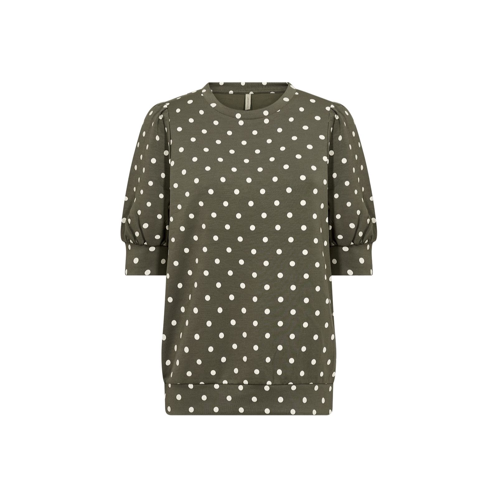 SOYACONCEPT Godiva Spot Elbow Sleeve Top