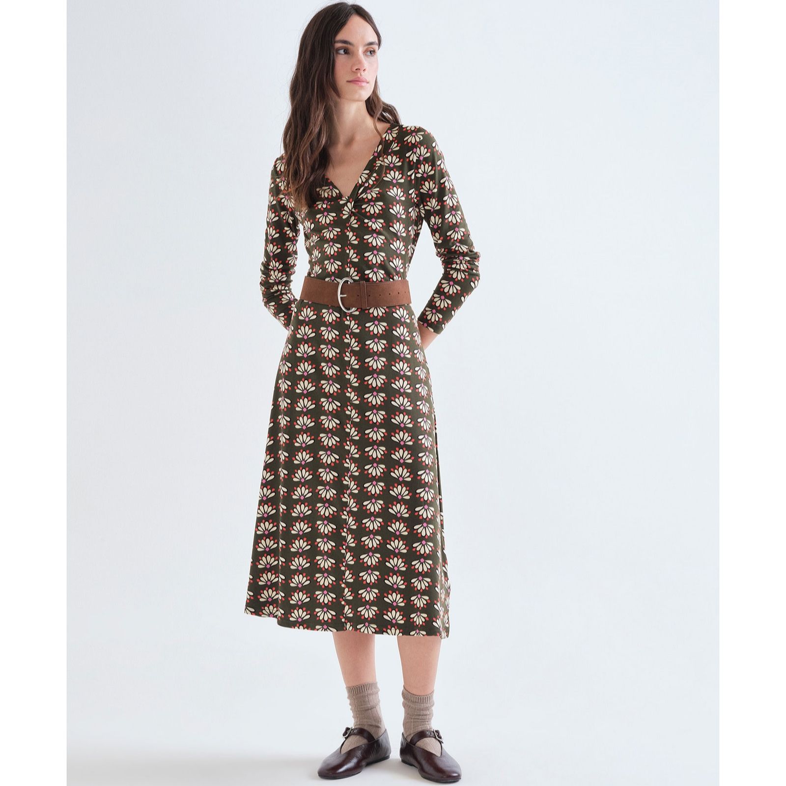 Compania Fantastica Geometry Midi Dress