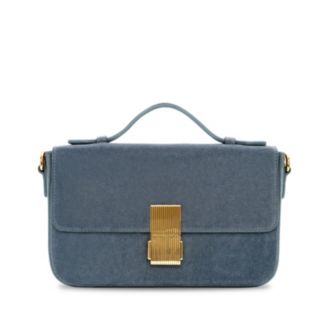 Apatchy London The Flora Suede Top Handle Bag