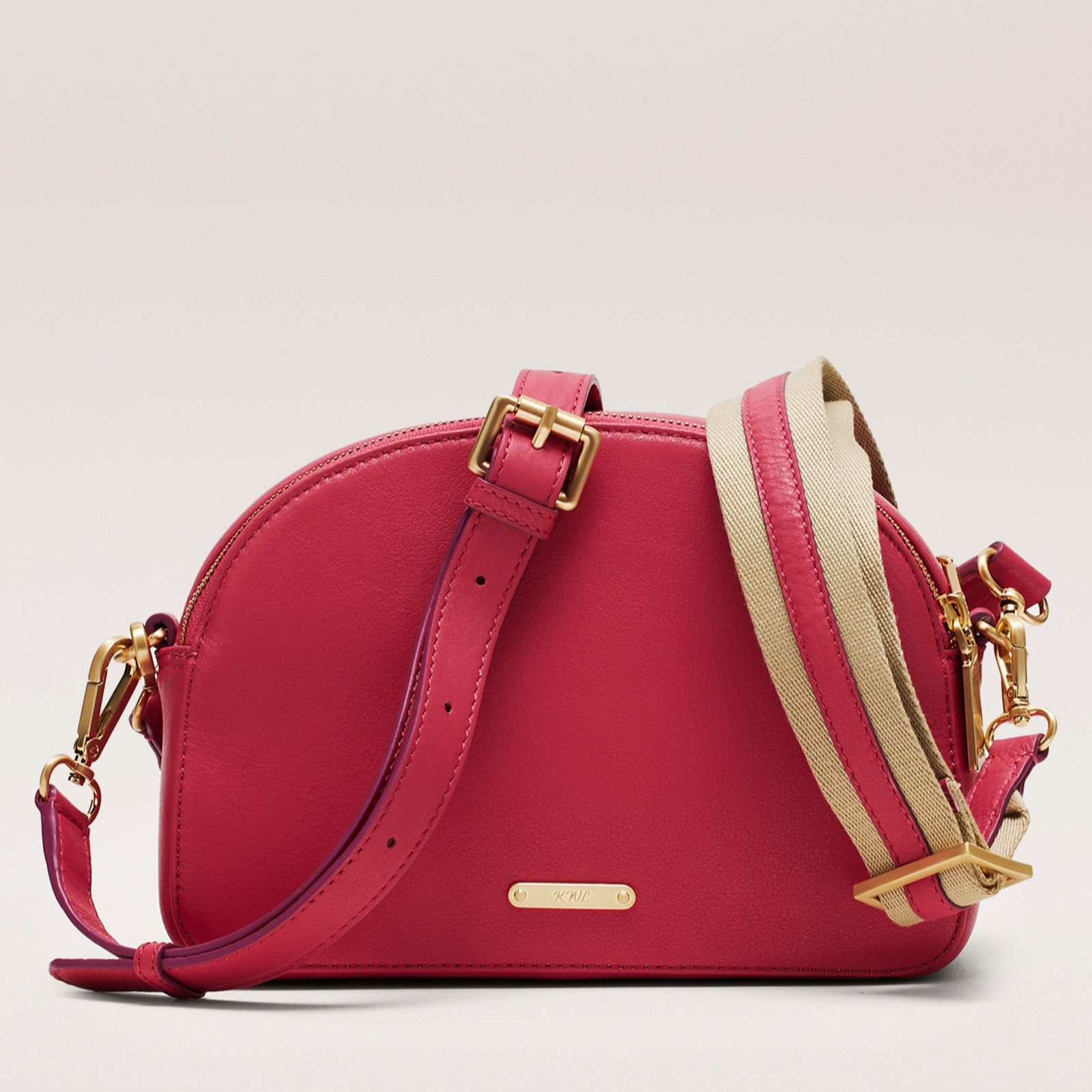 Ruth Langsford Double Compartment Leather Crossbody