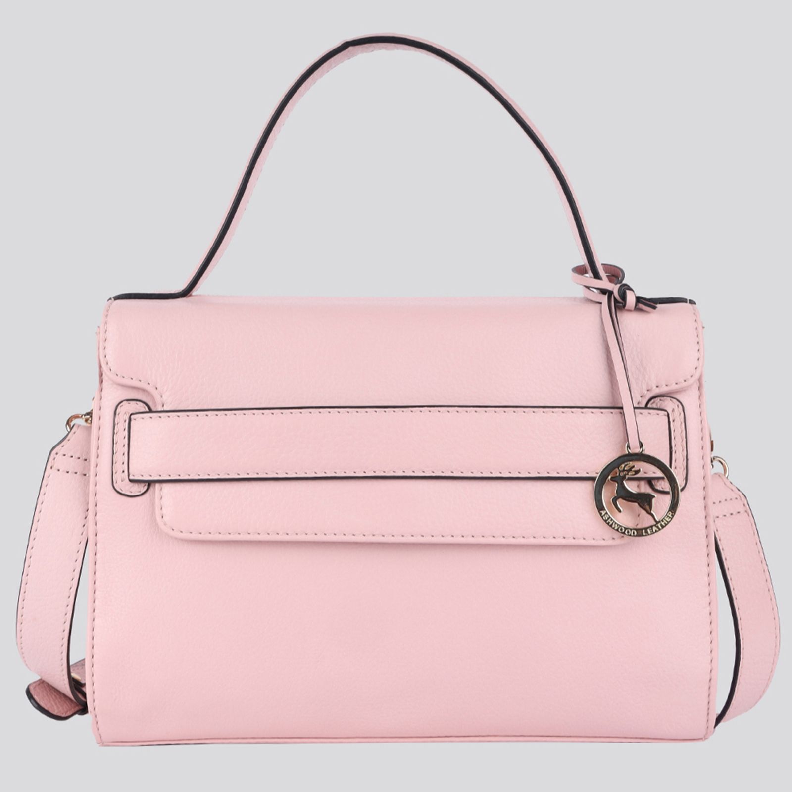 Ashwood Small Leather Crossbody Bag with flap