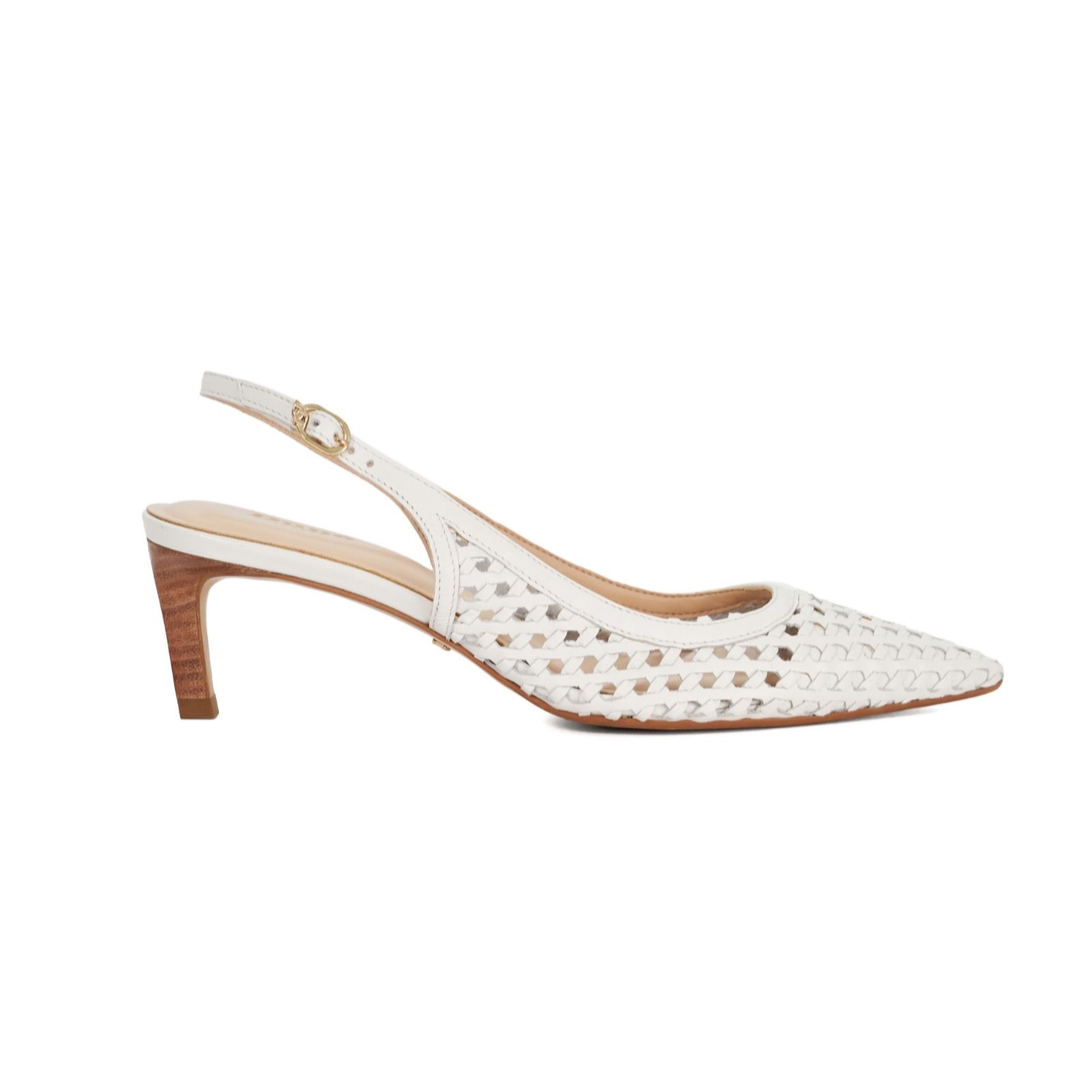 Dune London Divided Sling-Back Court Shoe