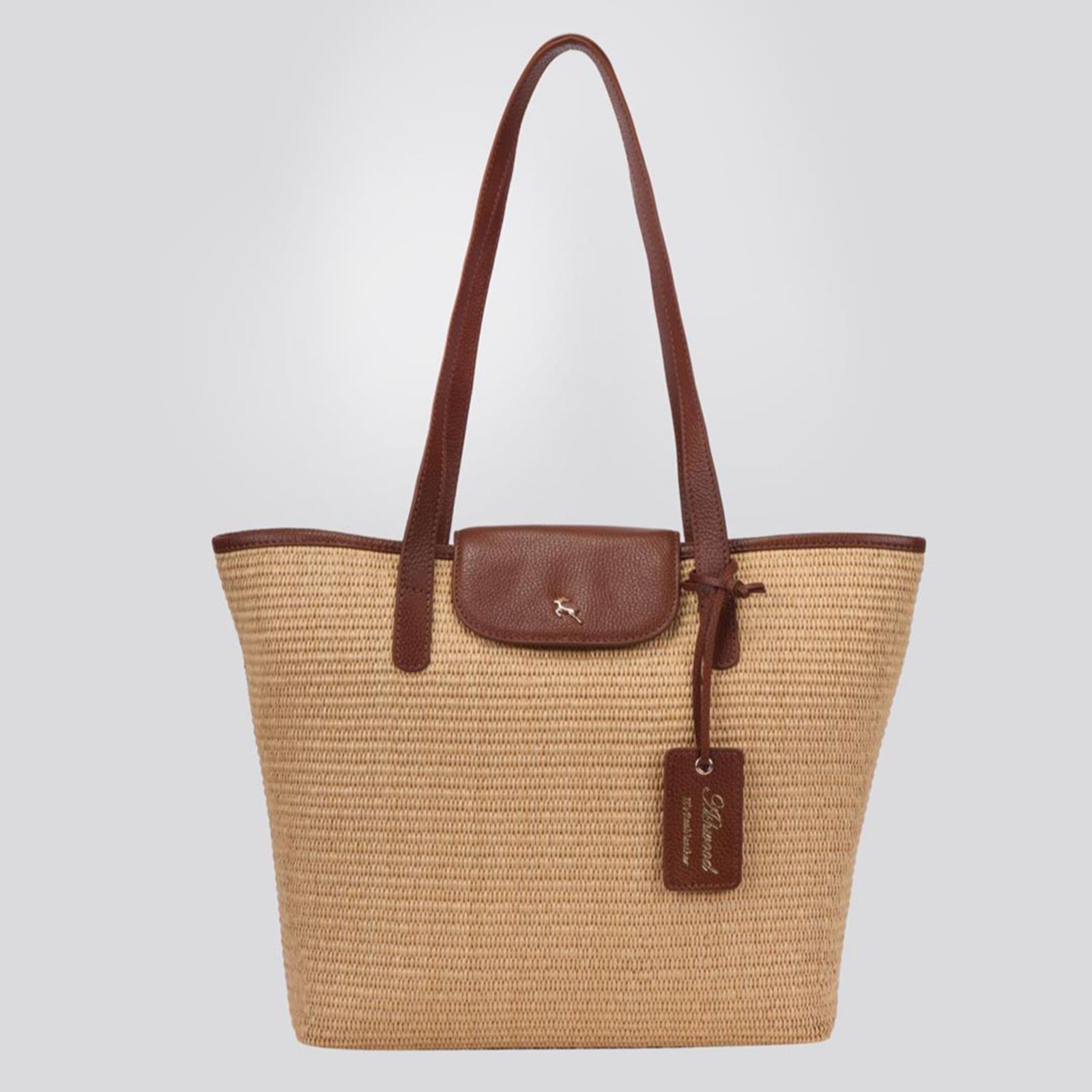 Ashwood Raffia Tonal Tote Bag