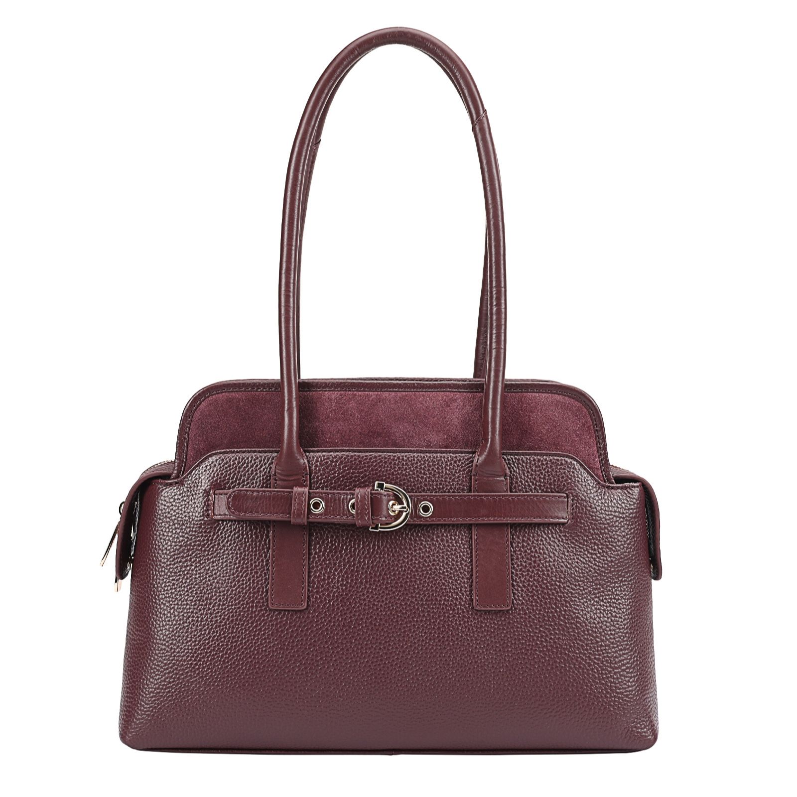 Paul Costelloe Dressage Shoulder Bag with Suede Panel